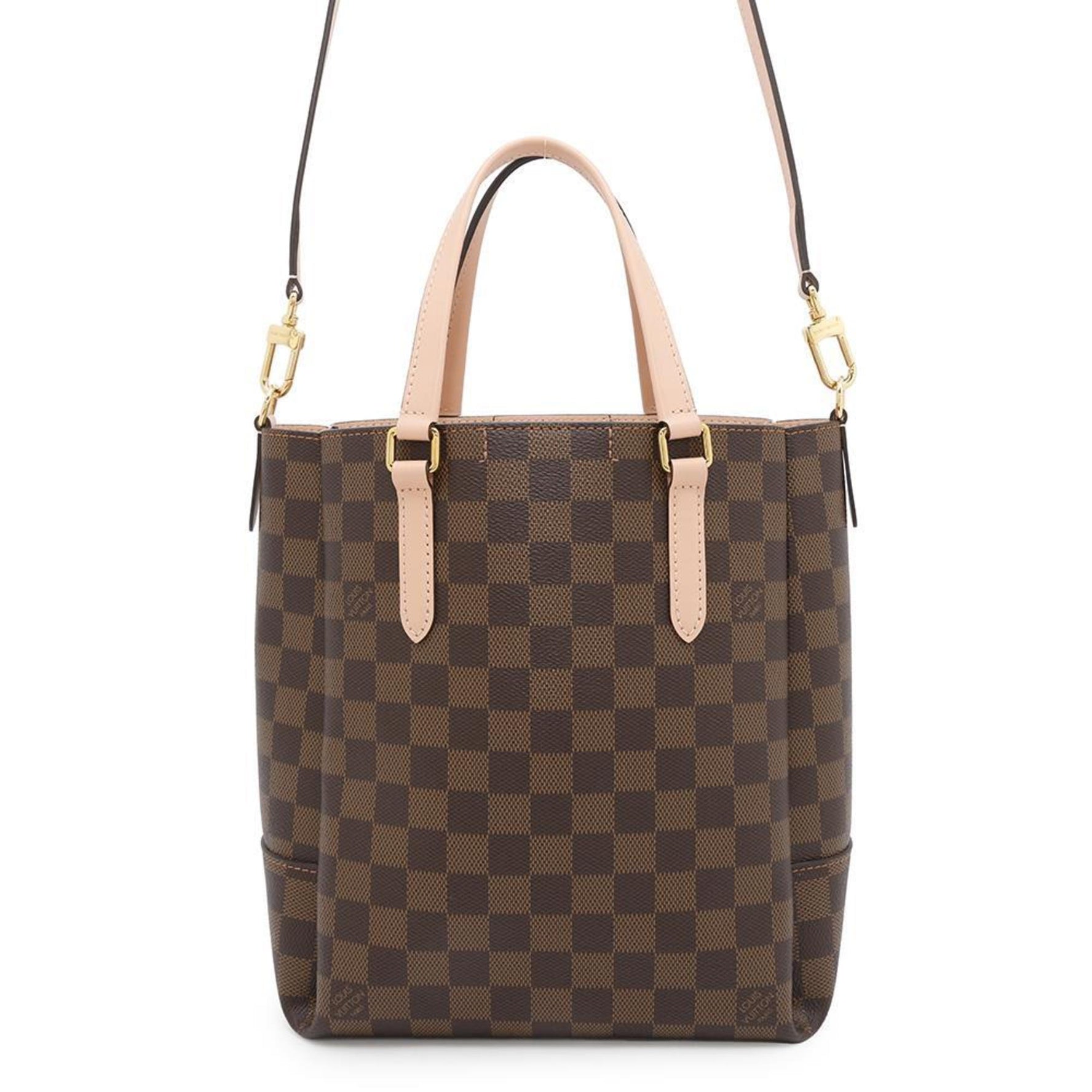 Louis Vuitton Handbag Damier Ebene Belmont NV BB Pink