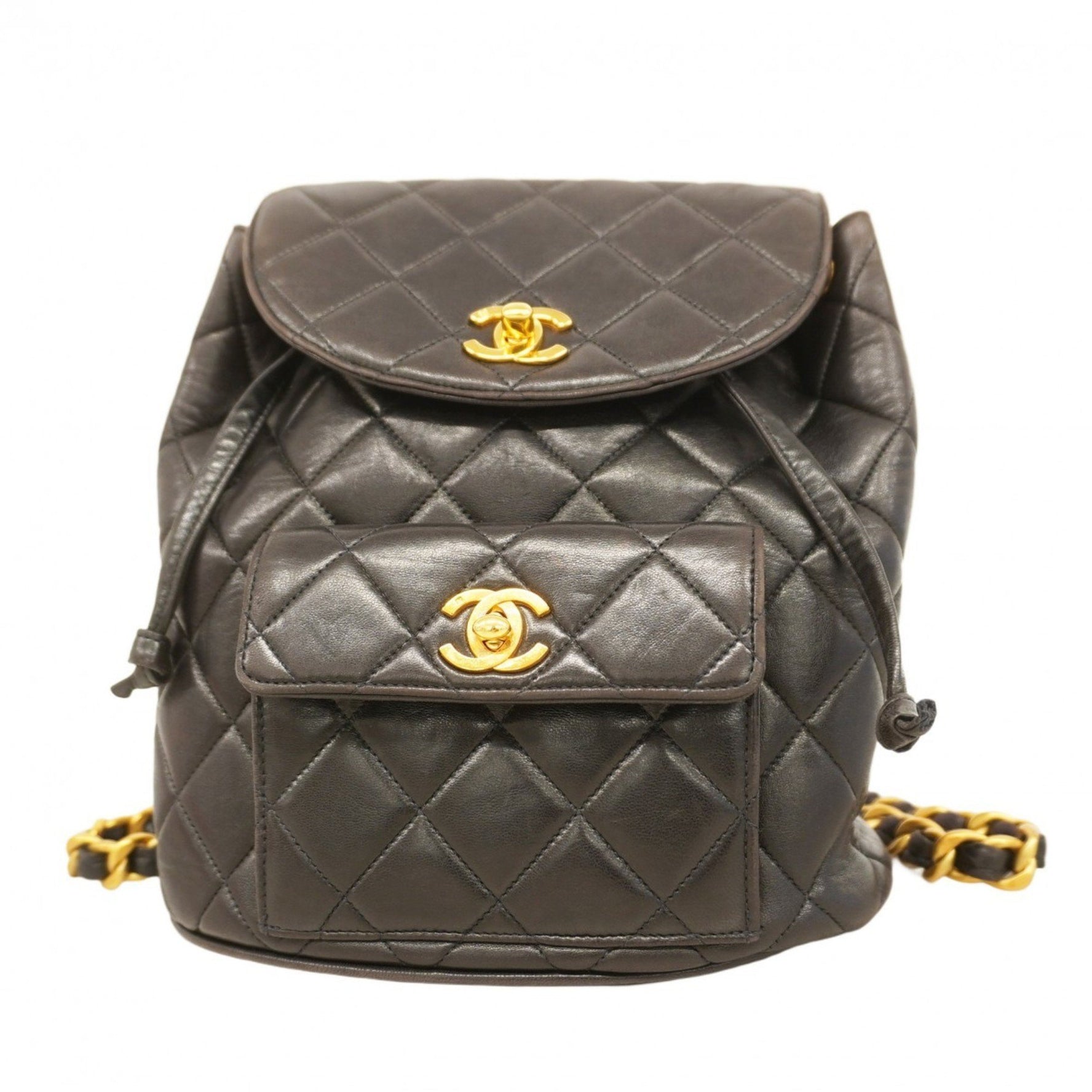 Chanel Matelasse Lambskin Chain Backpack