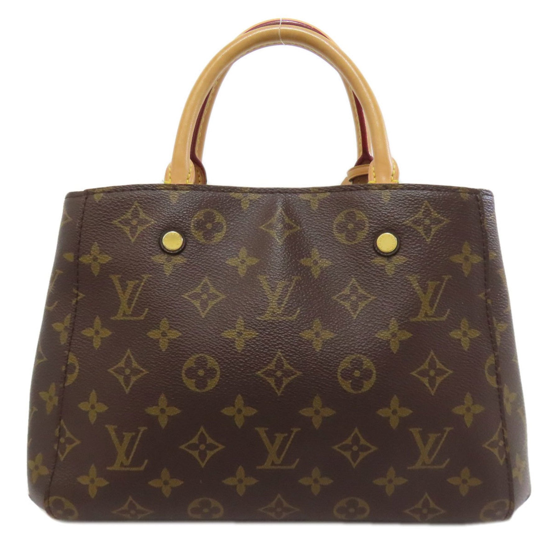 Louis Vuitton Montaigne BB Handbag Canvas LOUIS VUITTON