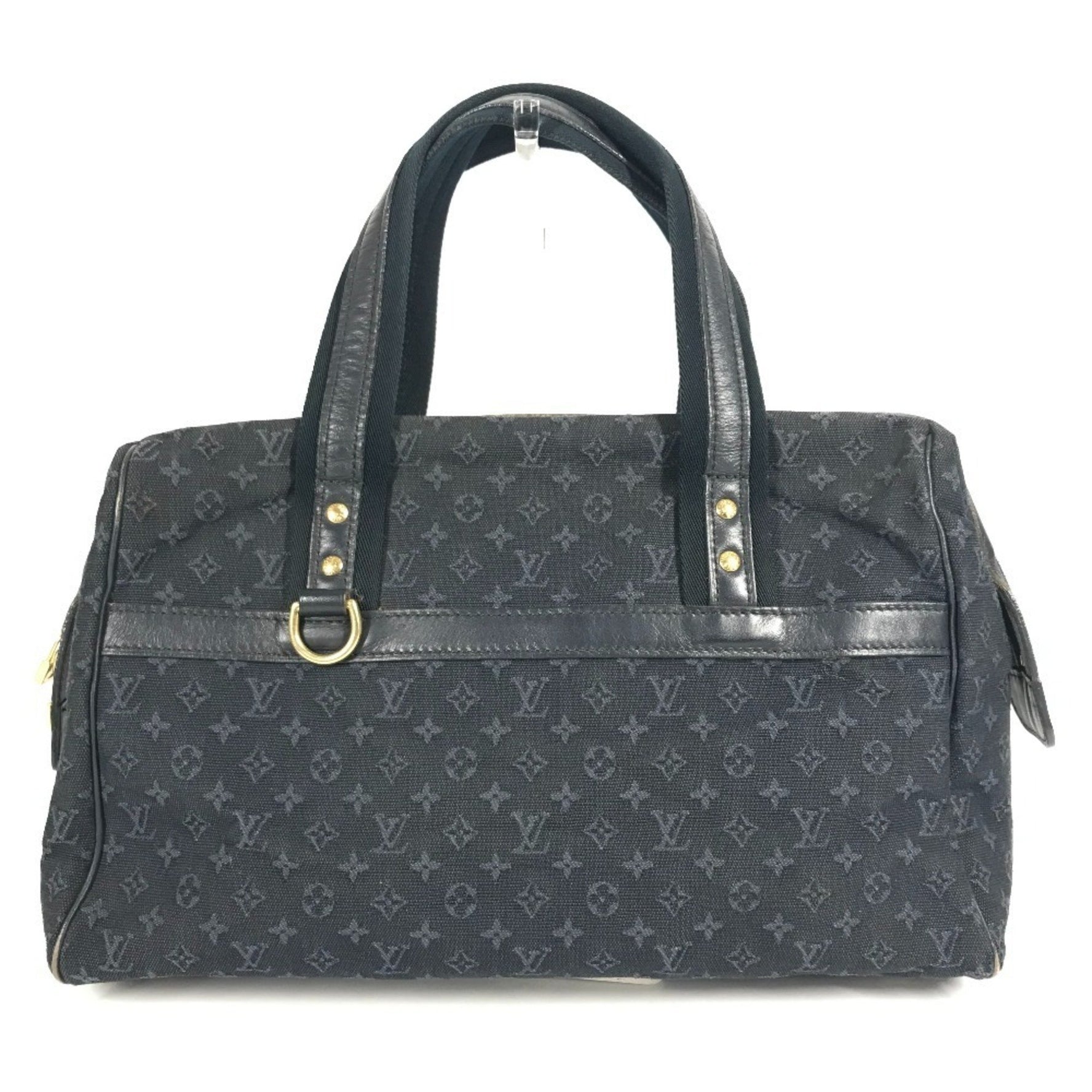 LOUIS VUITTON Monogram Mini Louise Travel Bag, Shoulder Boston Canvas, Unisex, TST Blue