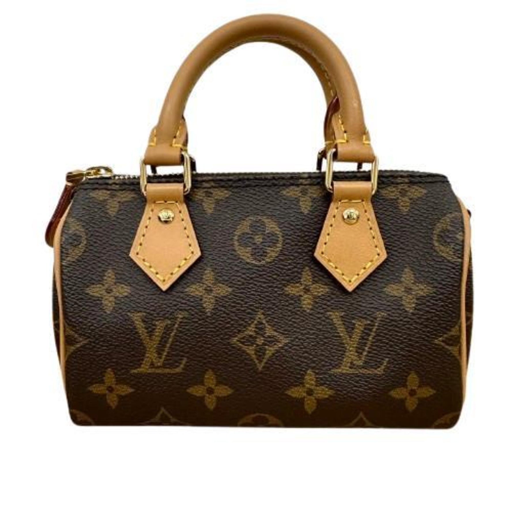 Louis Vuitton M81085 Monogram Nano Speedy 2WAY Handbag