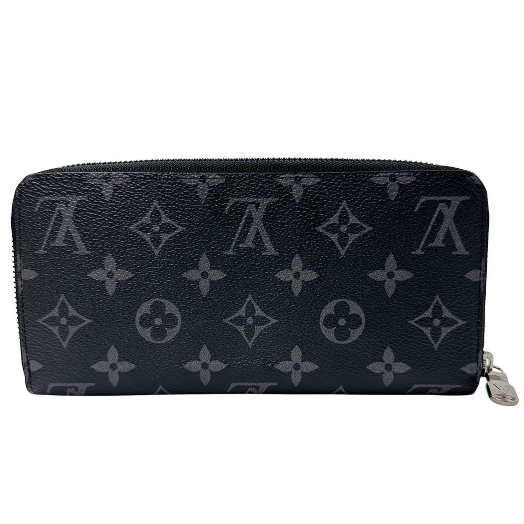 Louis Vuitton Eclipse Monogram Zippy Wallet, Horizontal