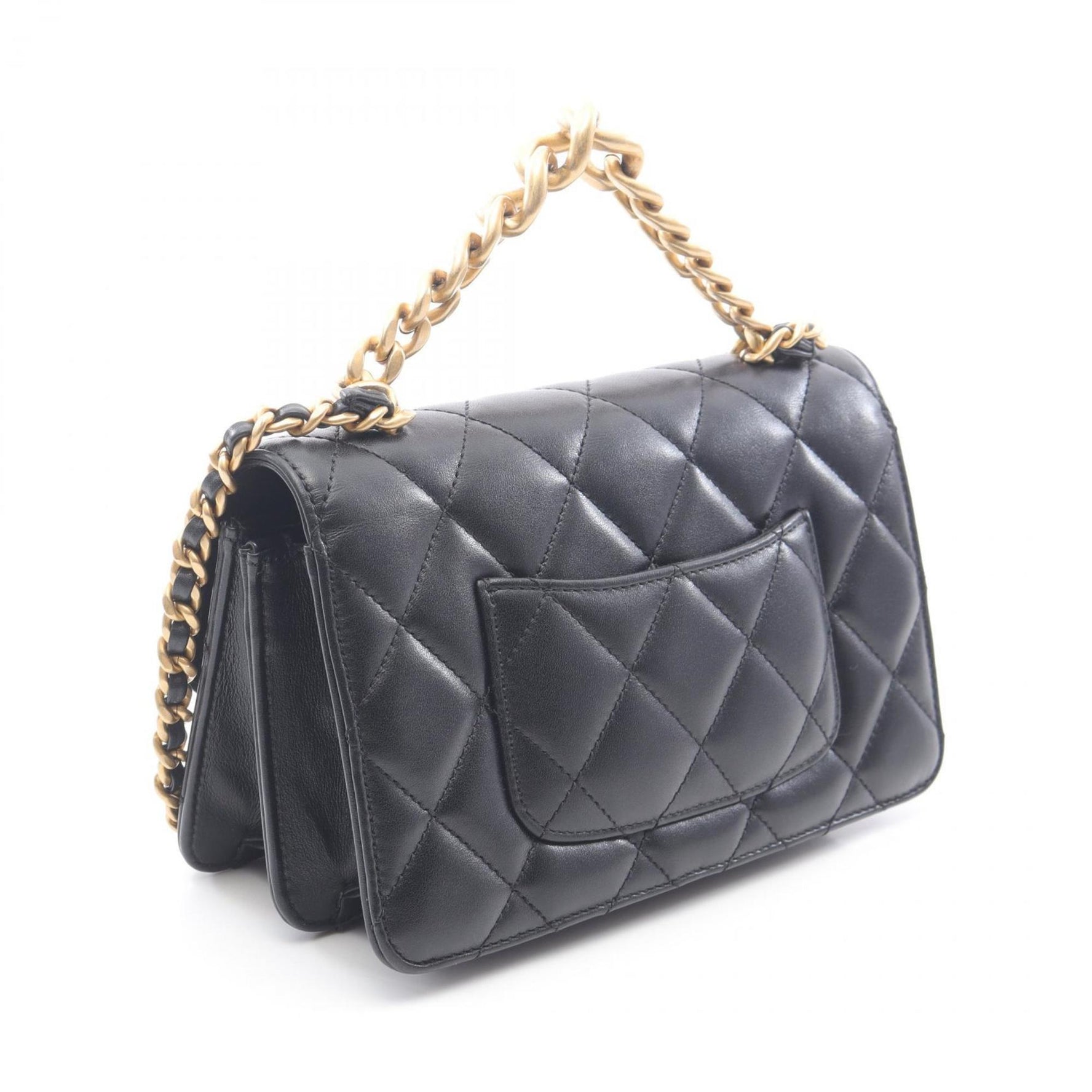 CHANEL Matelasse Shoulder Bag, Lambskin Leather