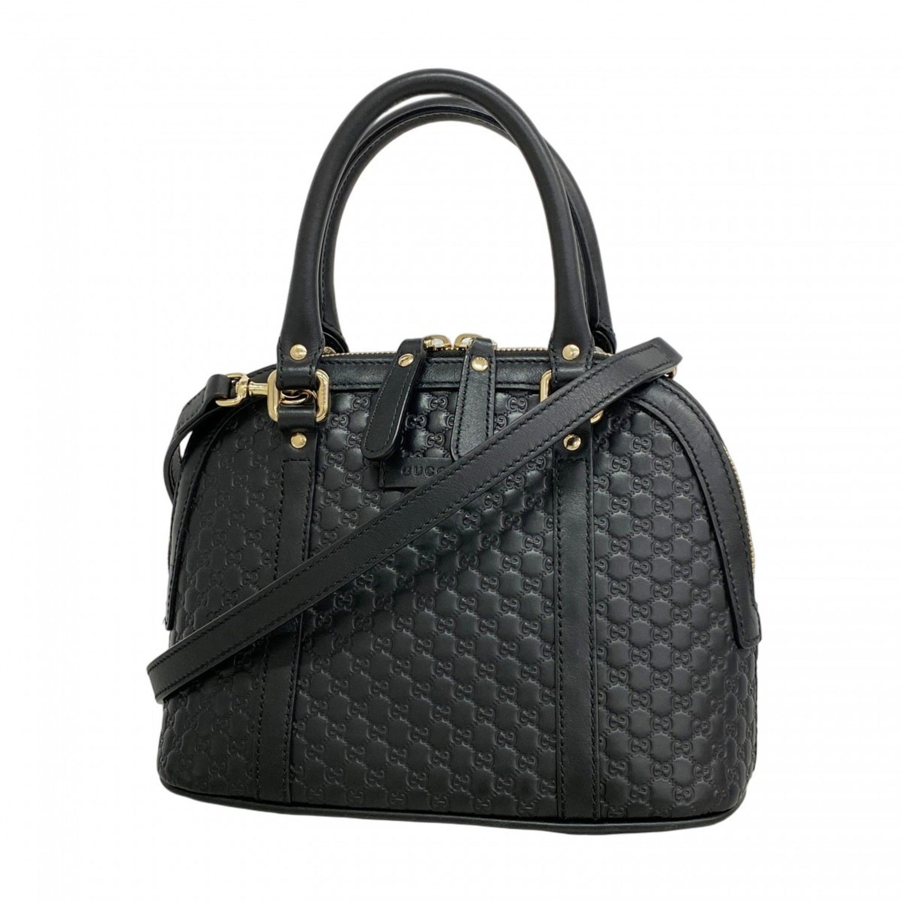 Gucci Micro Guccissima Handbag Leather Champagne Bag
