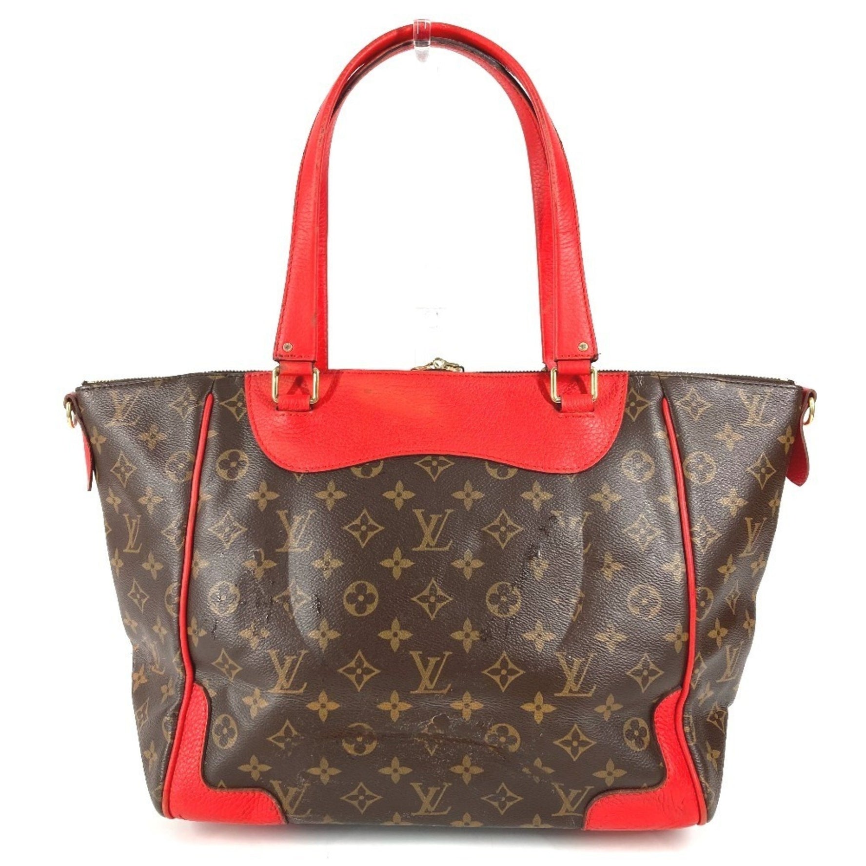 Louis Vuitton Monogram Estrella Bag, Shoulder Bicolor, Canvas, Coquelicot, Red