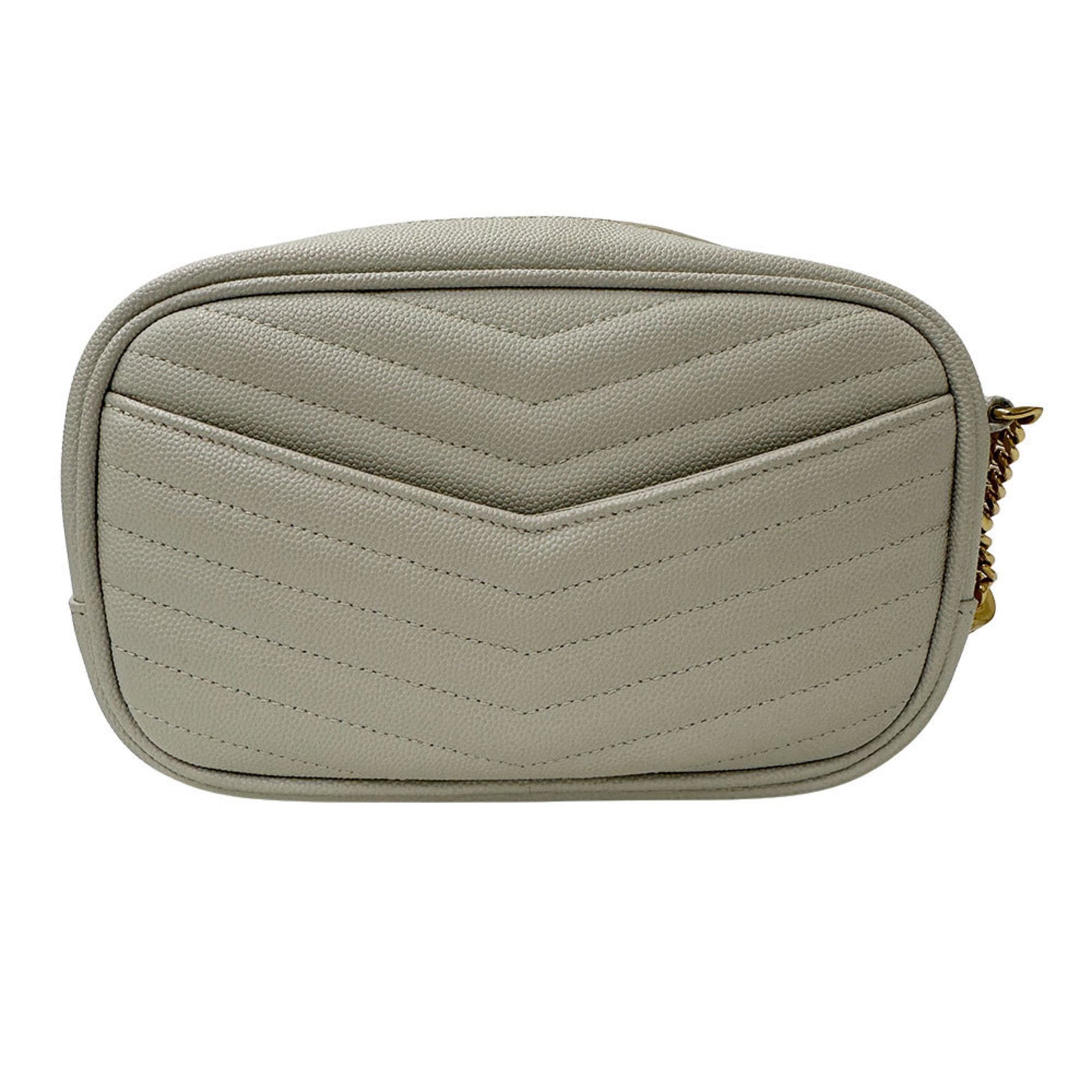 Saint Laurent Lou Shoulder Bag in Leather with Tassel, Small Mini