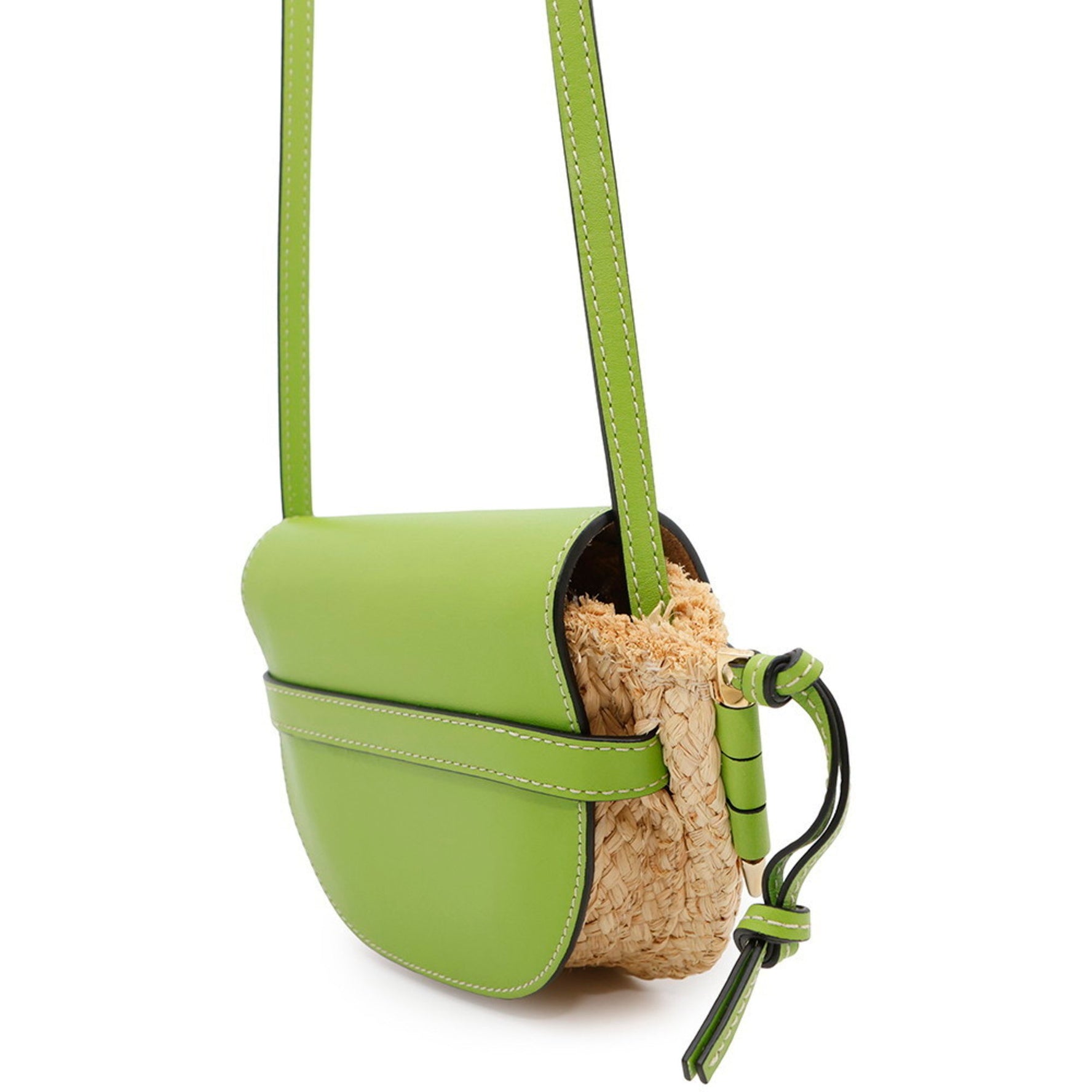 LOEWE Shoulder Bag Gate Mini Raffia Basket