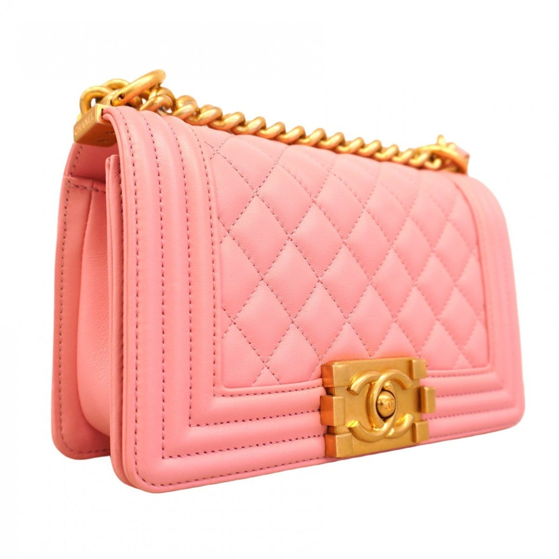 Chanel Shoulder Bag Boy Chain Lambskin