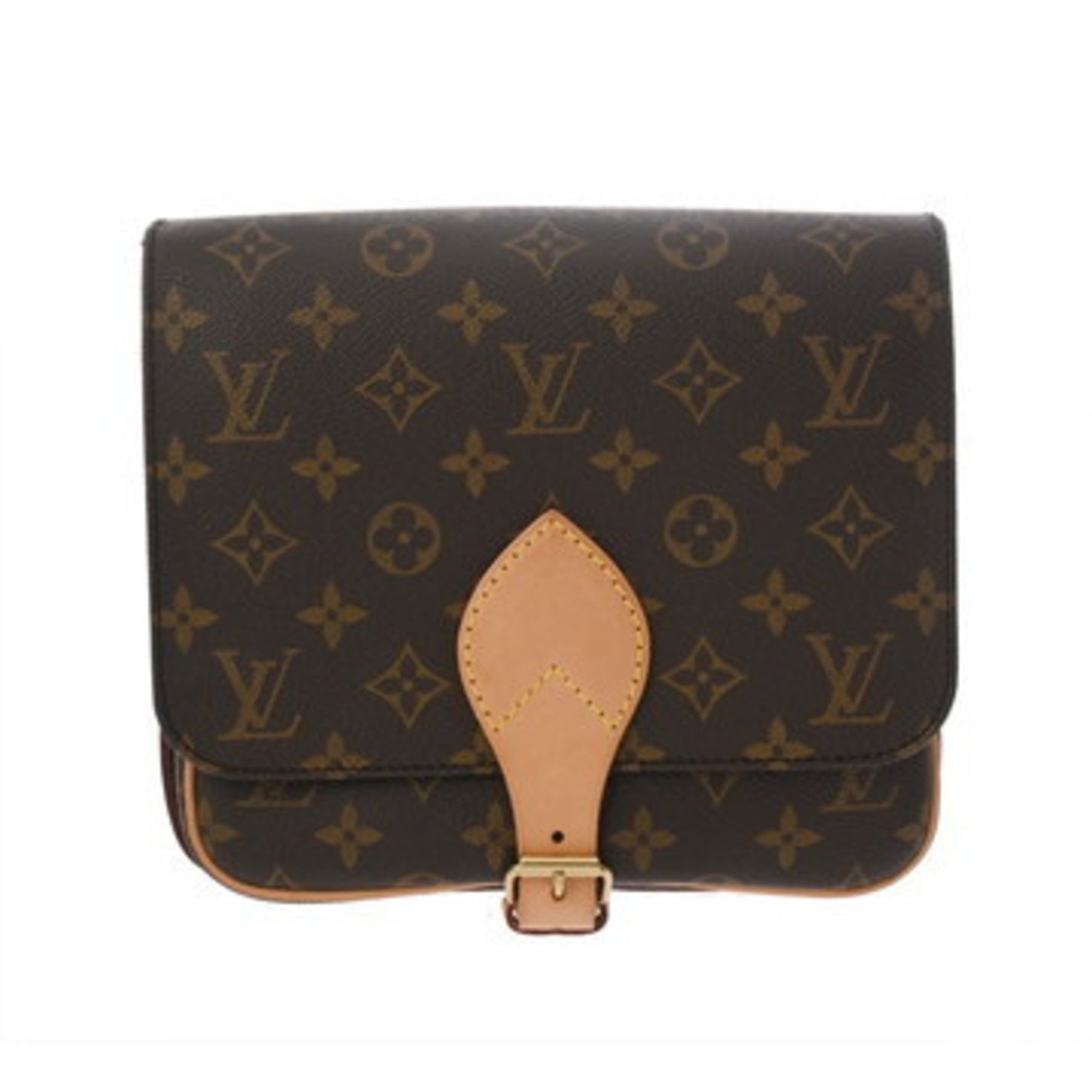 LOUIS VUITTON Monogram Cartesiere MM Brown Men's/Women's Canvas Shoulder Bag, AB Rank, Pre-owned, Ginzo