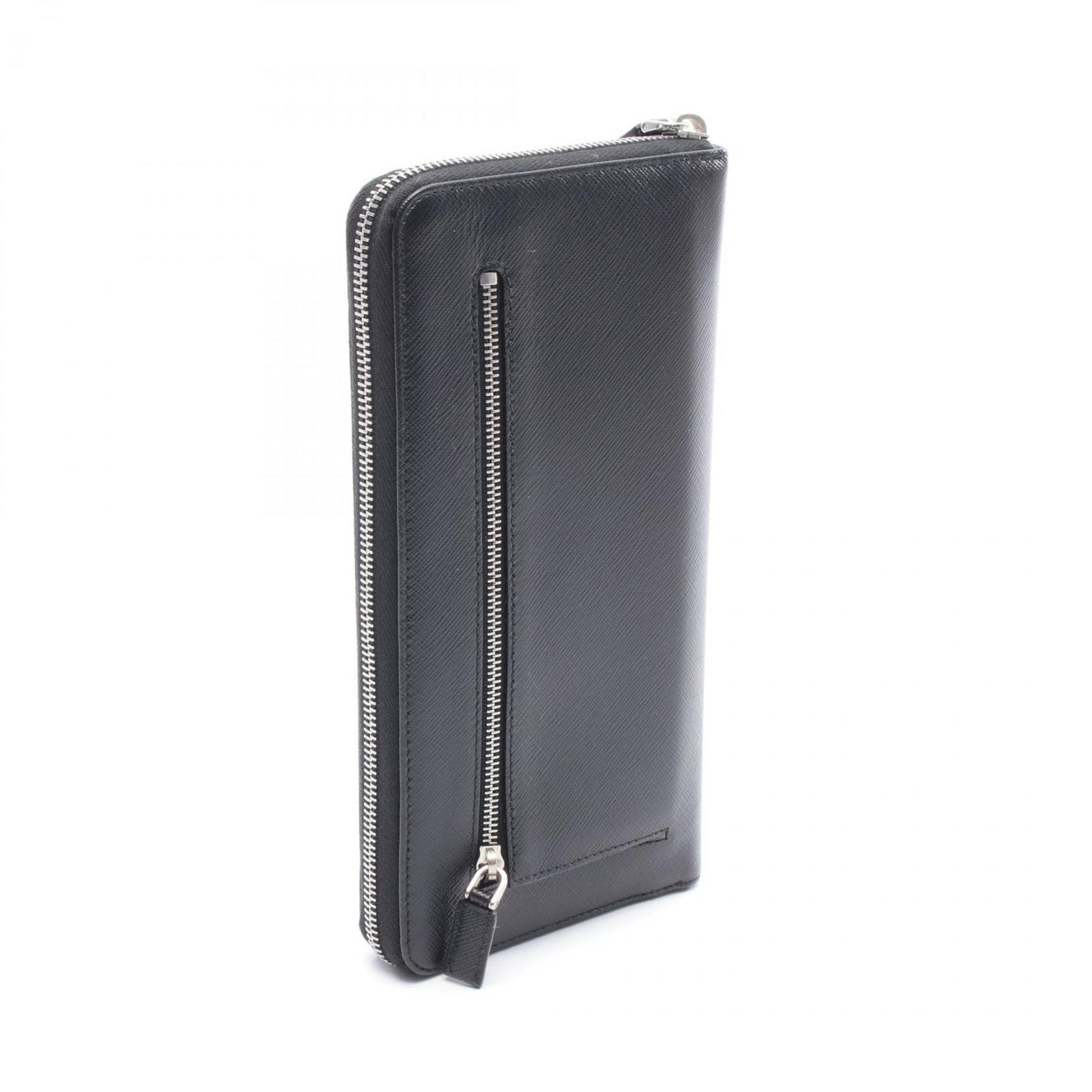 Prada SAFFIANO 1 Round Long Wallet in Saffiano Leather