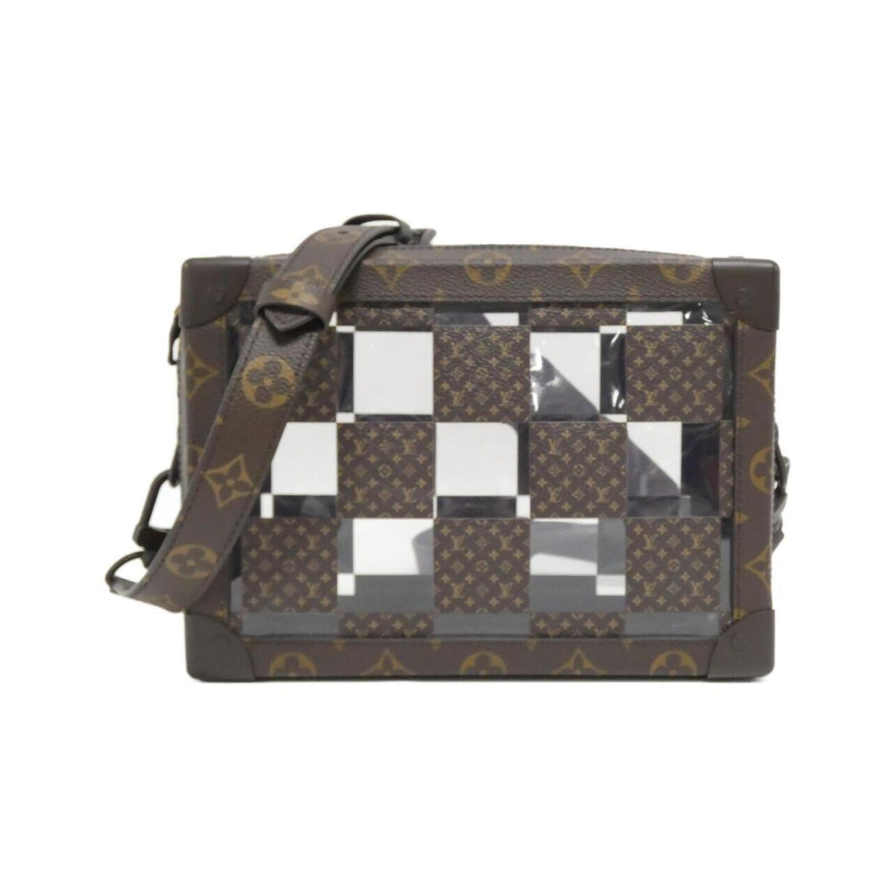Louis Vuitton Monogram Chess Slim Soft Trunk Shoulder Bag