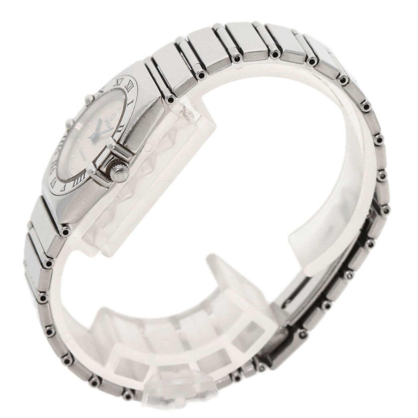 OMEGA Constellation Flat Bezel Watch Stainless Steel SS Ladies