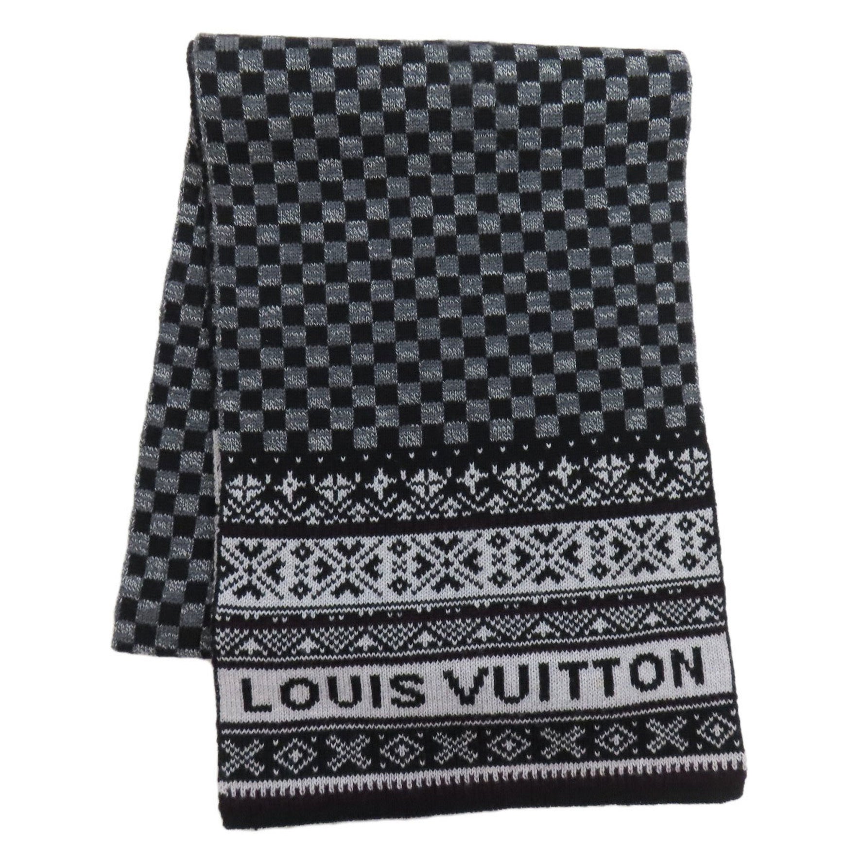 Louis Vuitton Echarpe Flocon Scarf Wool LOUIS VUITTON