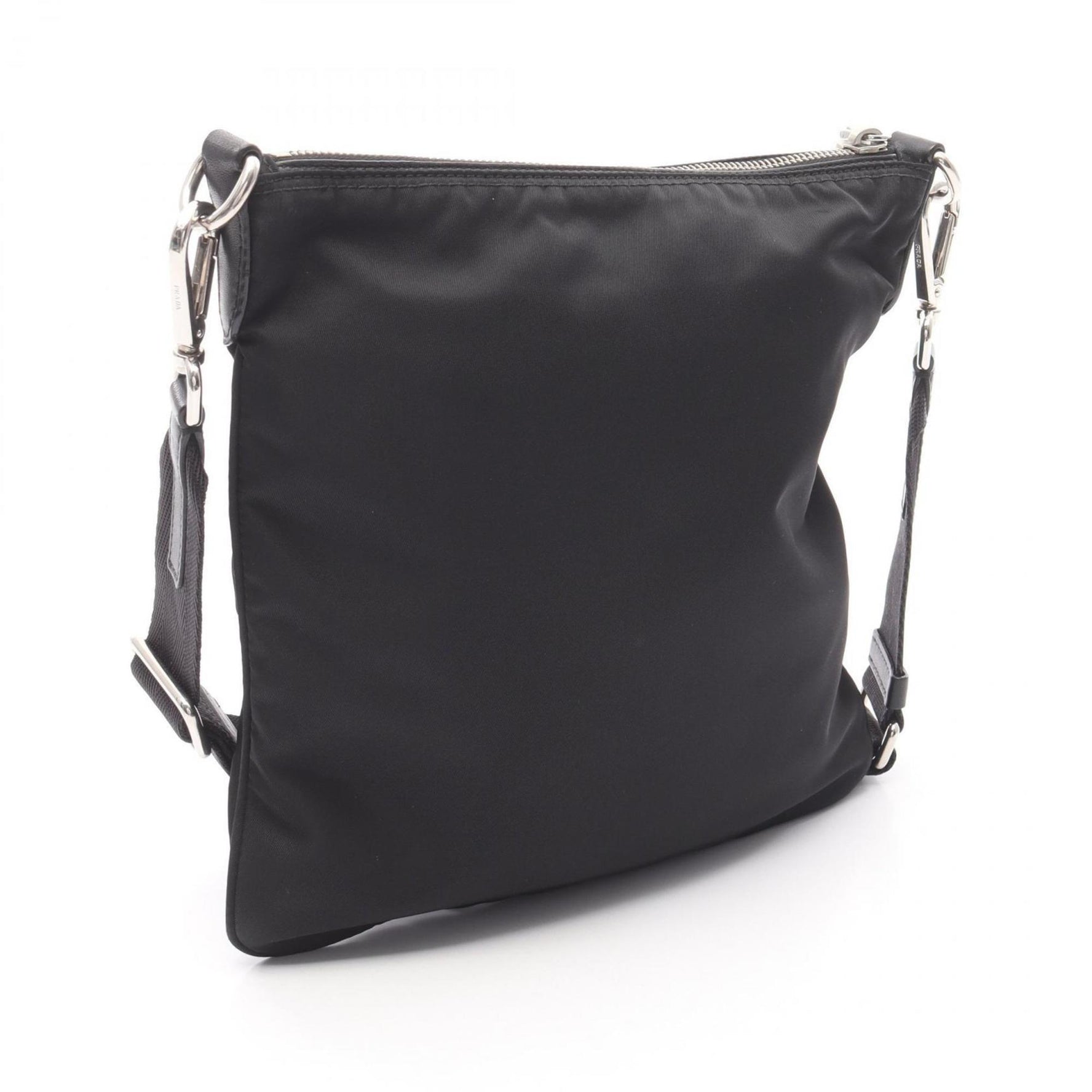 Prada shoulder bag, nylon and leather