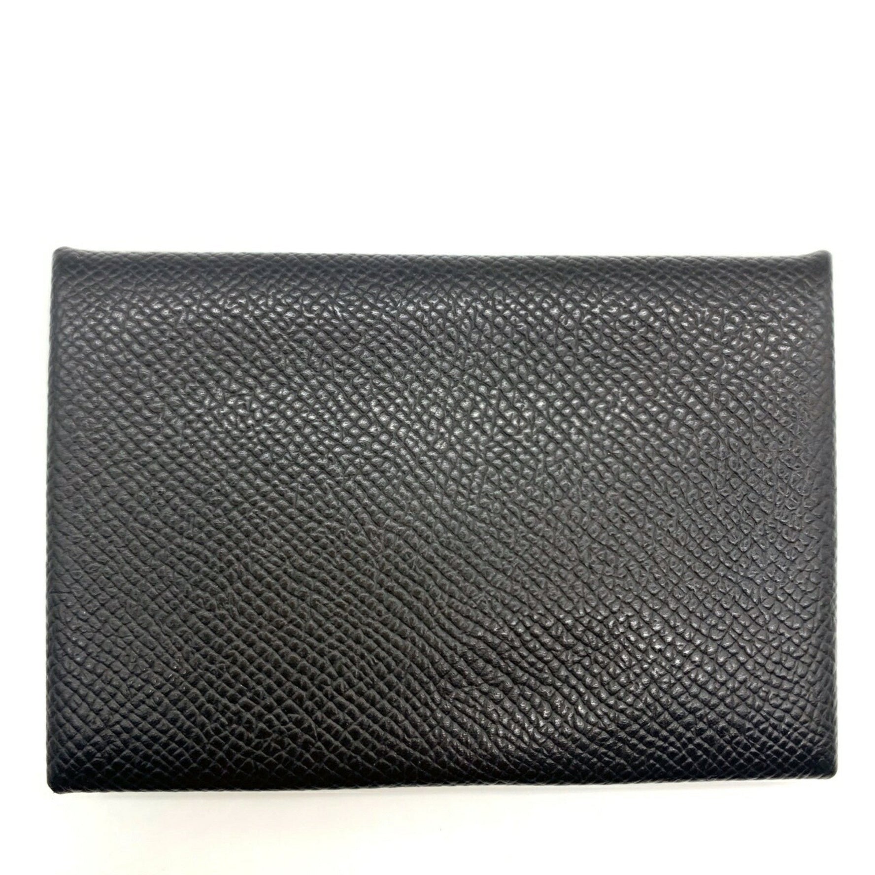 Hermes Business Card Holder/Card Case Calvi Epson U Stamp Holder Wallet/Coin Men's