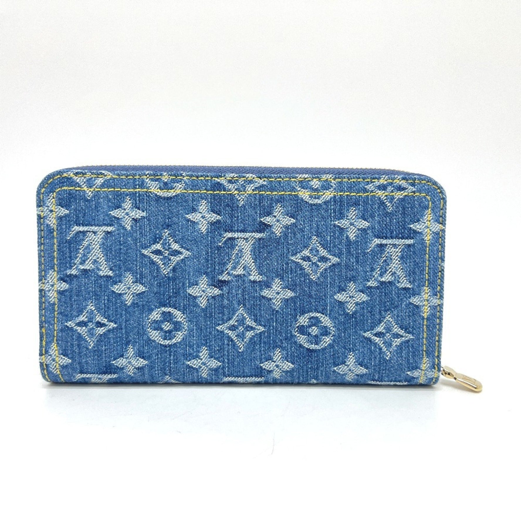Louis Vuitton Takashi Murakami collaboration Monogram denim LV x TM Zippy wallet Wallet Long