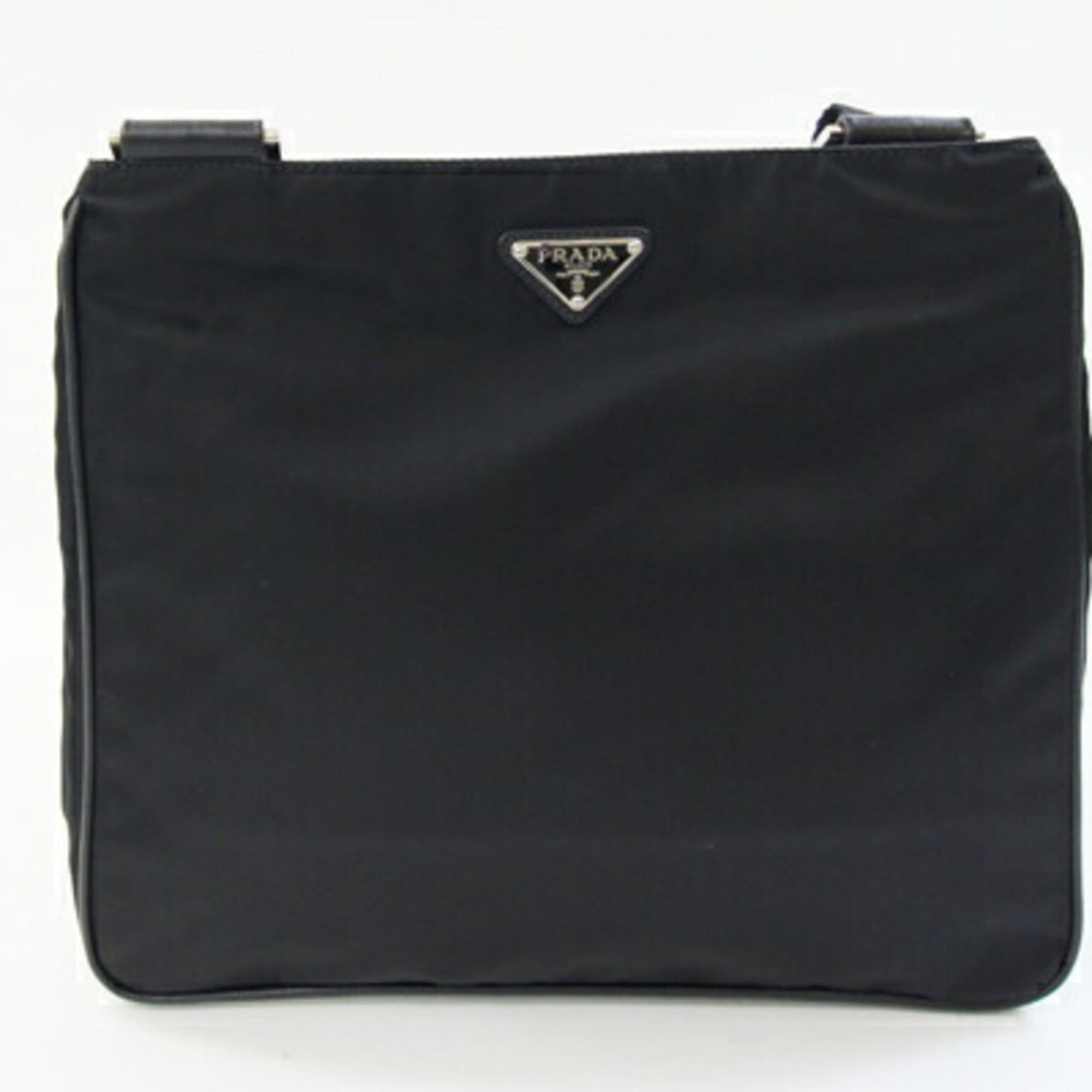 Prada Shoulder Bag Nylon Leather Crossbody Men's