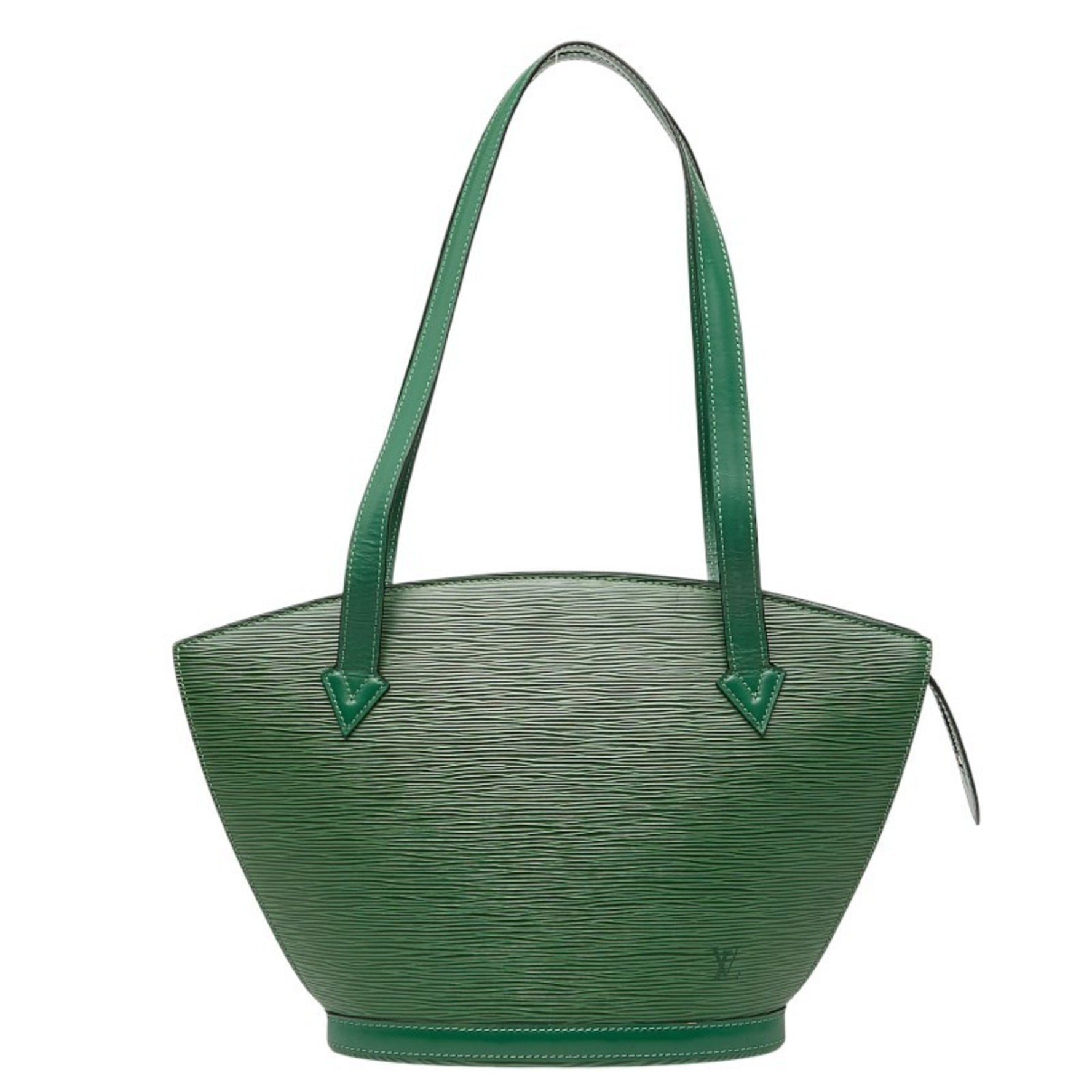 Louis Vuitton Epi Saint-Jacques Handbag/Shoulder Bag Borneo Green Leather LOUIS VUITTON