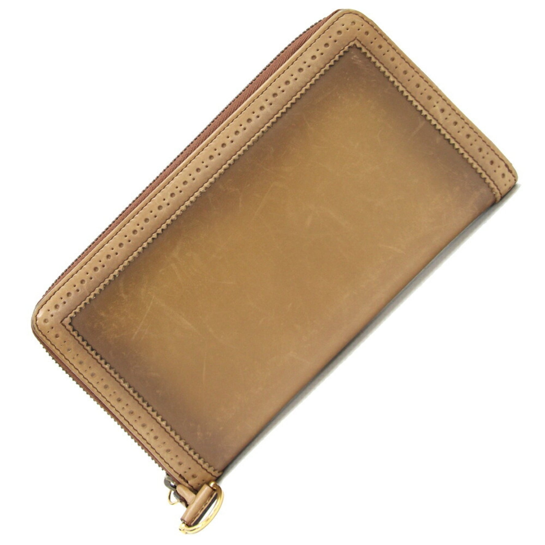 Gucci Round Long Wallet Leather Women Men