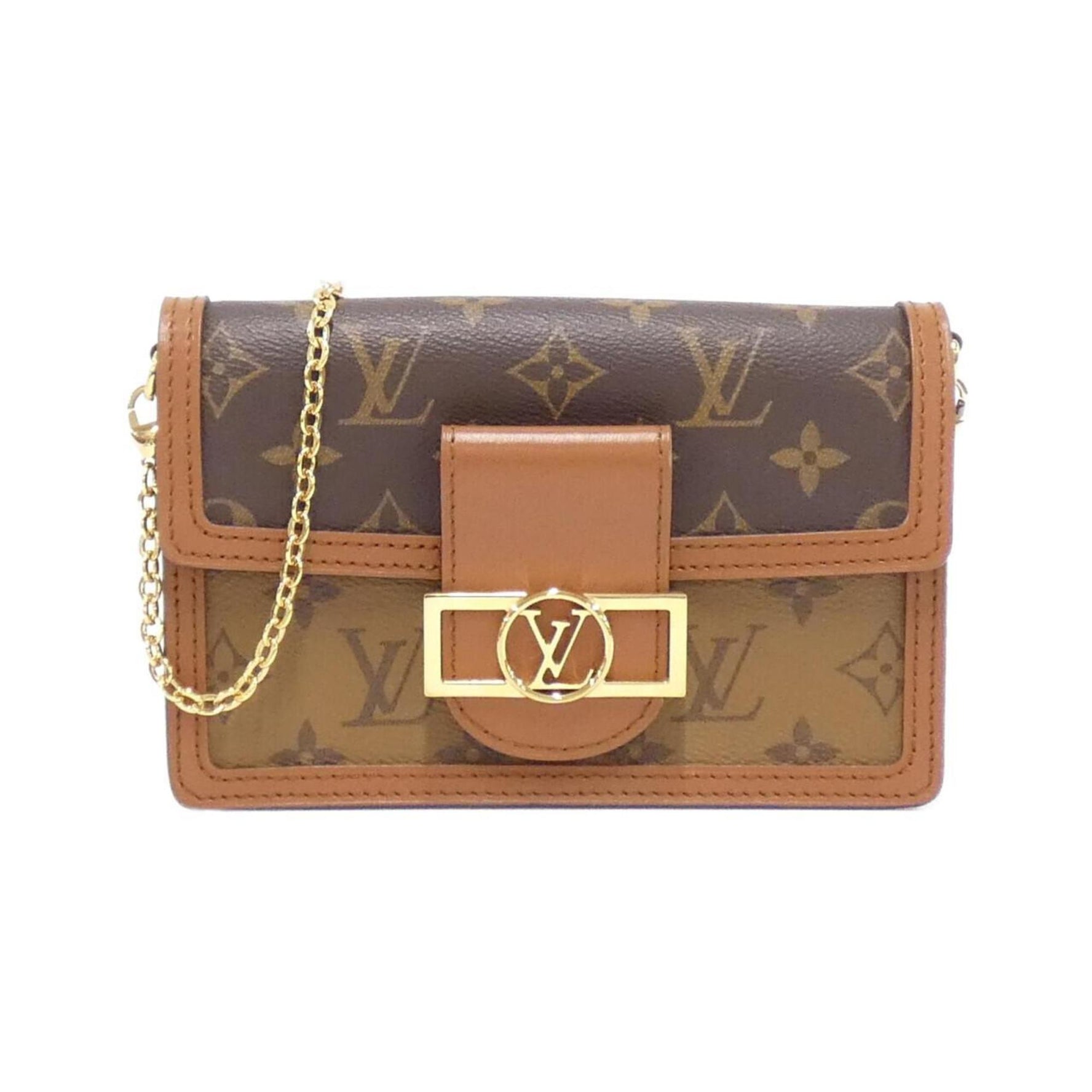 Louis Vuitton Monogram Portefeuille Dauphine Chain Wallet