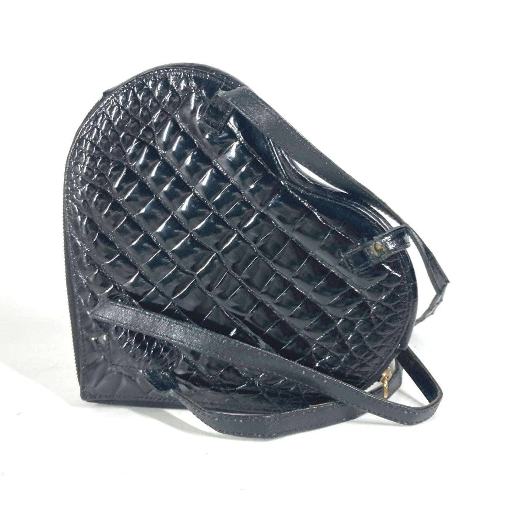 FENDI Vintage Heart Backpack Bag Rucksack Leather