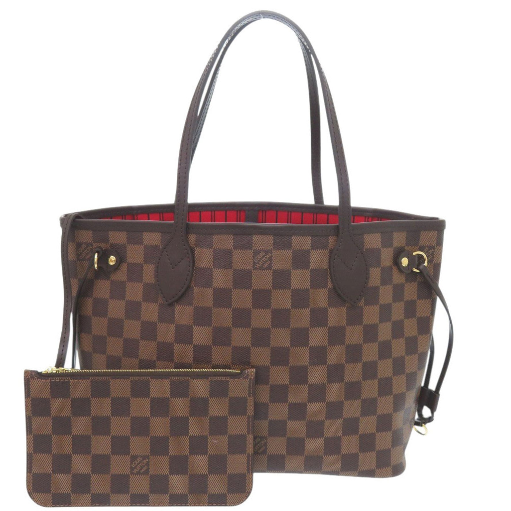 Like new Louis Vuitton Neverfull PM Damier Cerise Tote Bag 0846 LOUIS VUITTON