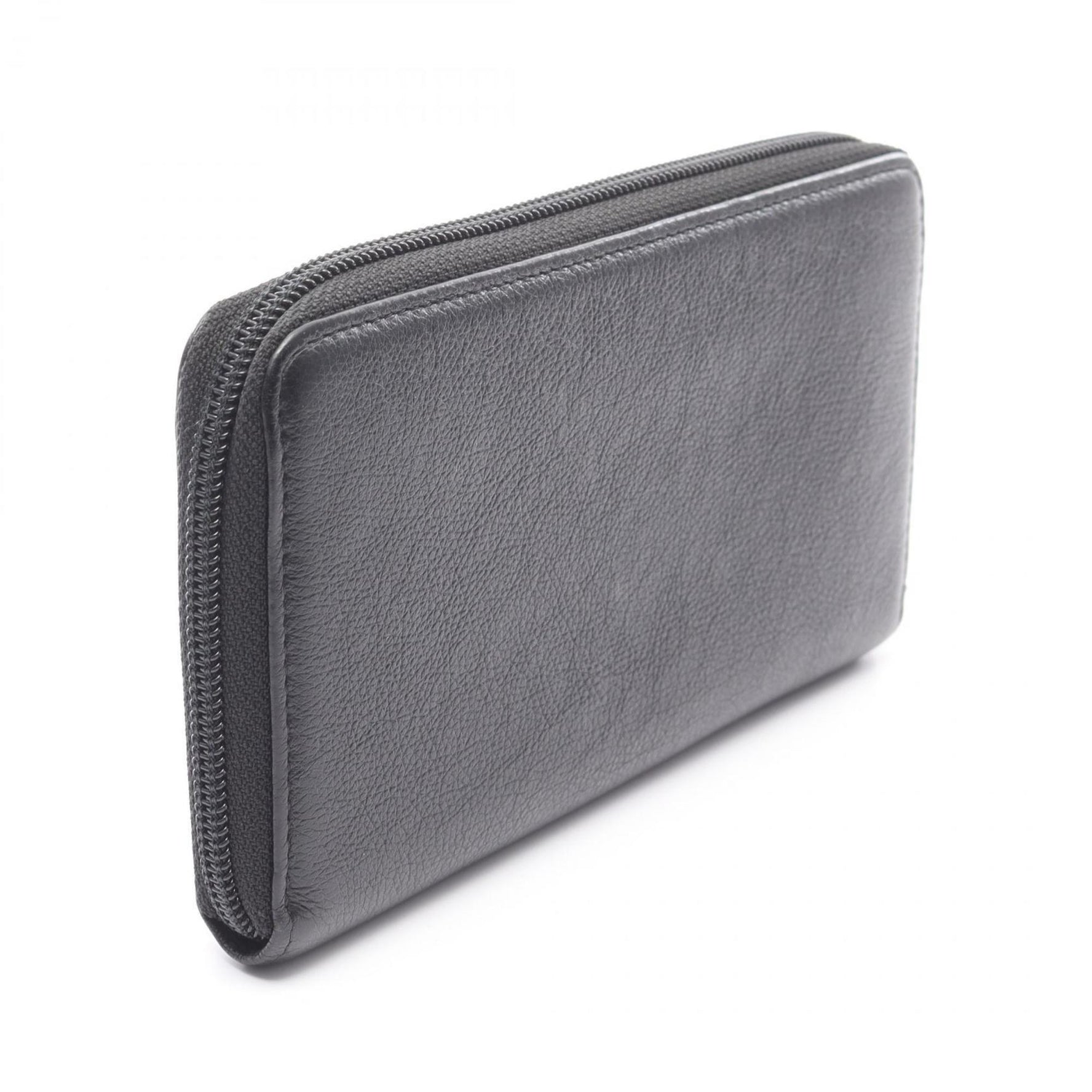 CHANEL Coco Mark Round Long Wallet, Leather