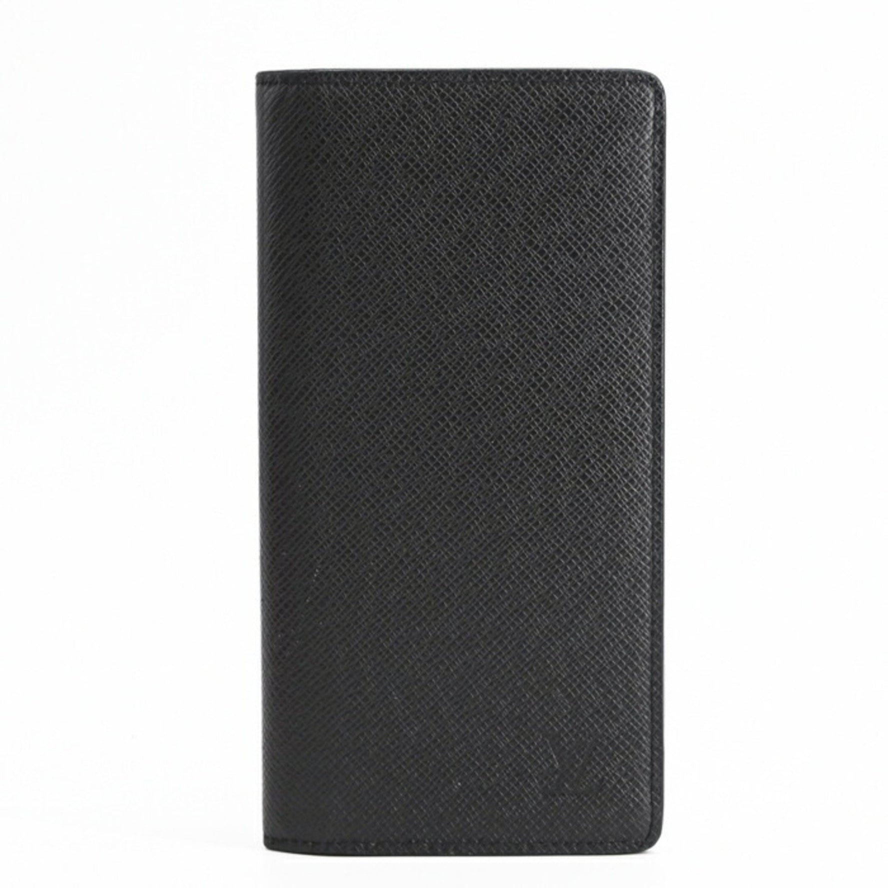 Louis Vuitton Taiga Portefeuille Brazza Bifold Long Wallet, Ardoise
