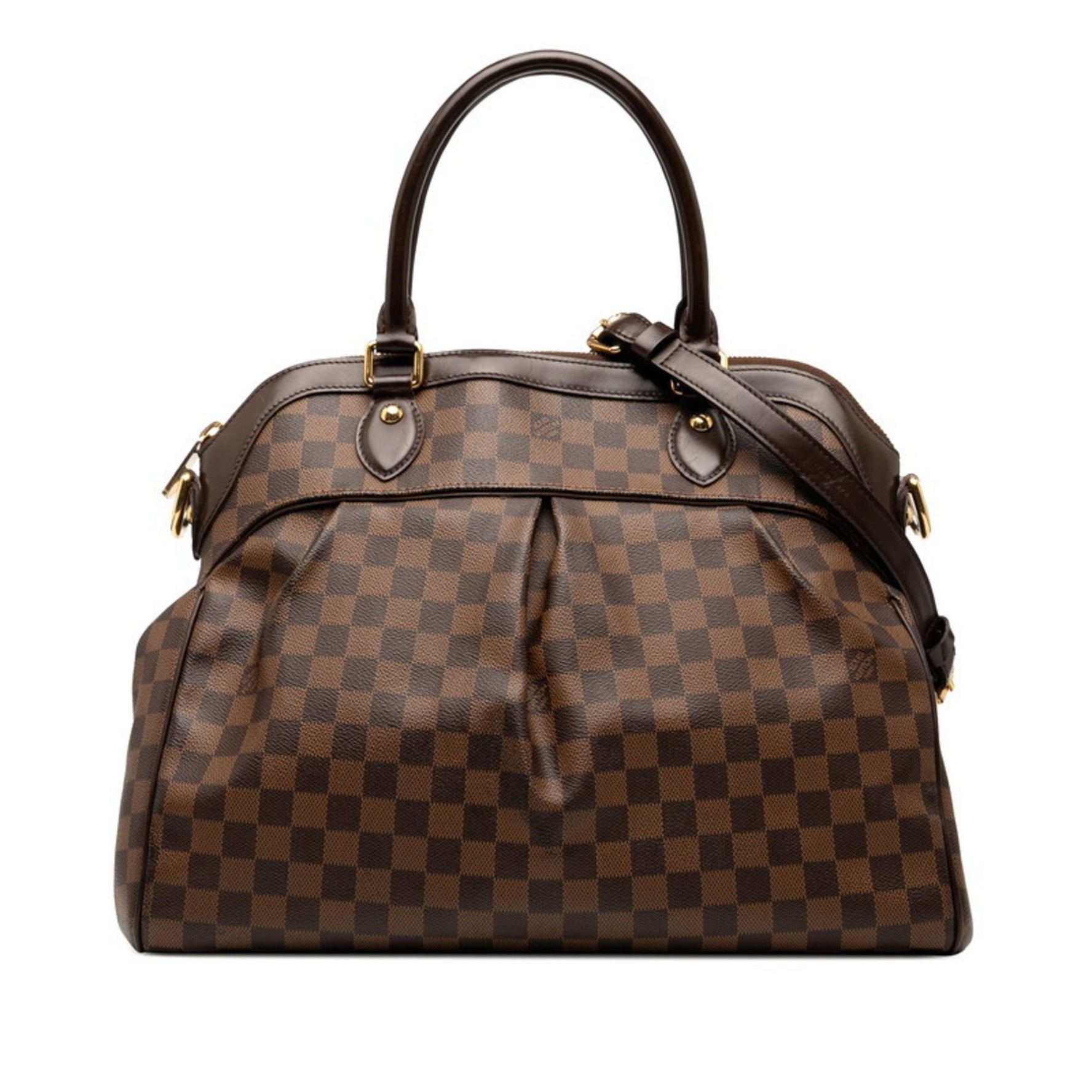 Louis Vuitton Damier Trevi GM Handbag/Shoulder Bag, Ebene Brown Leather, LOUIS VUITTON