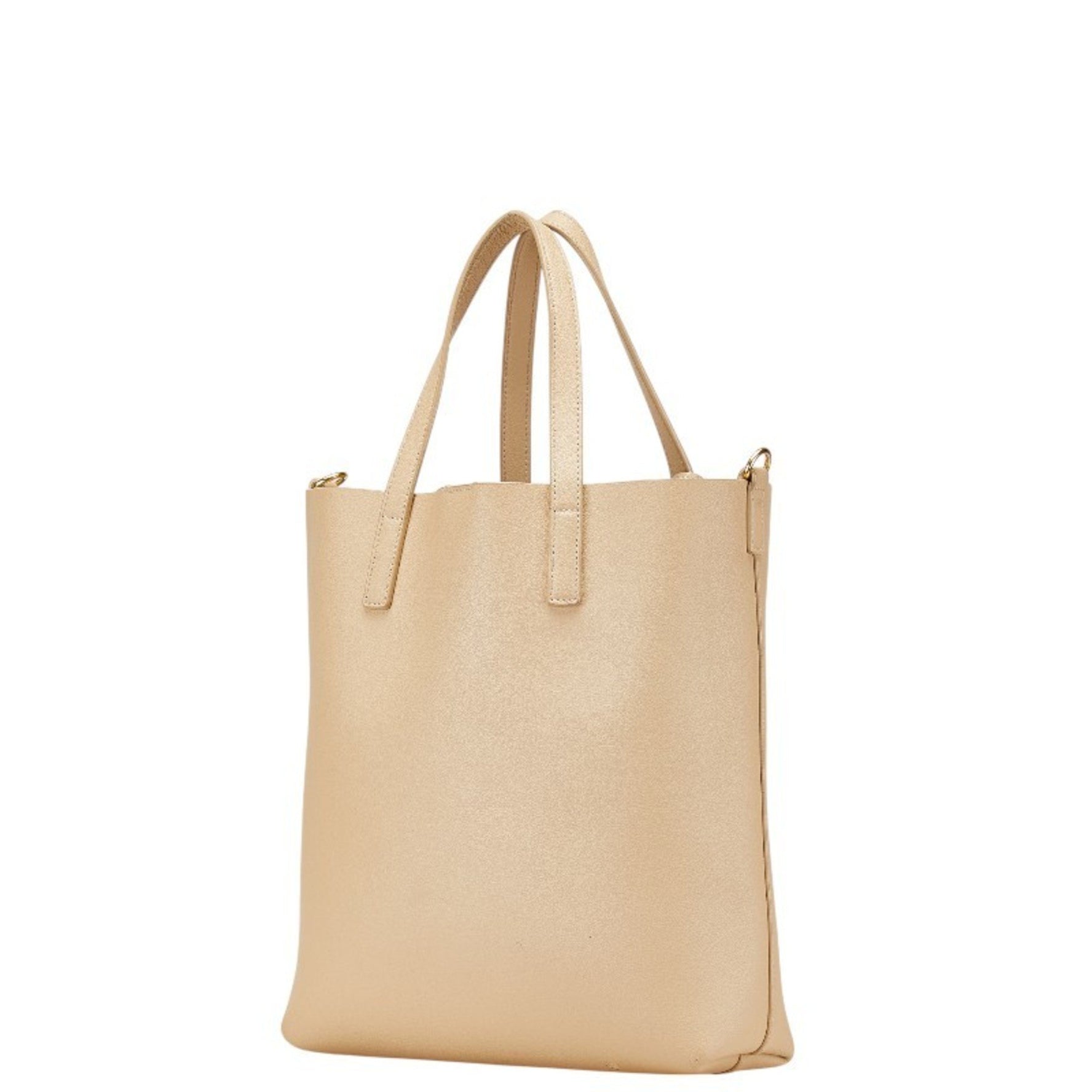 Saint Laurent Toy Handbag Shoulder Bag Beige Leather Women's SAINT LAURENT
