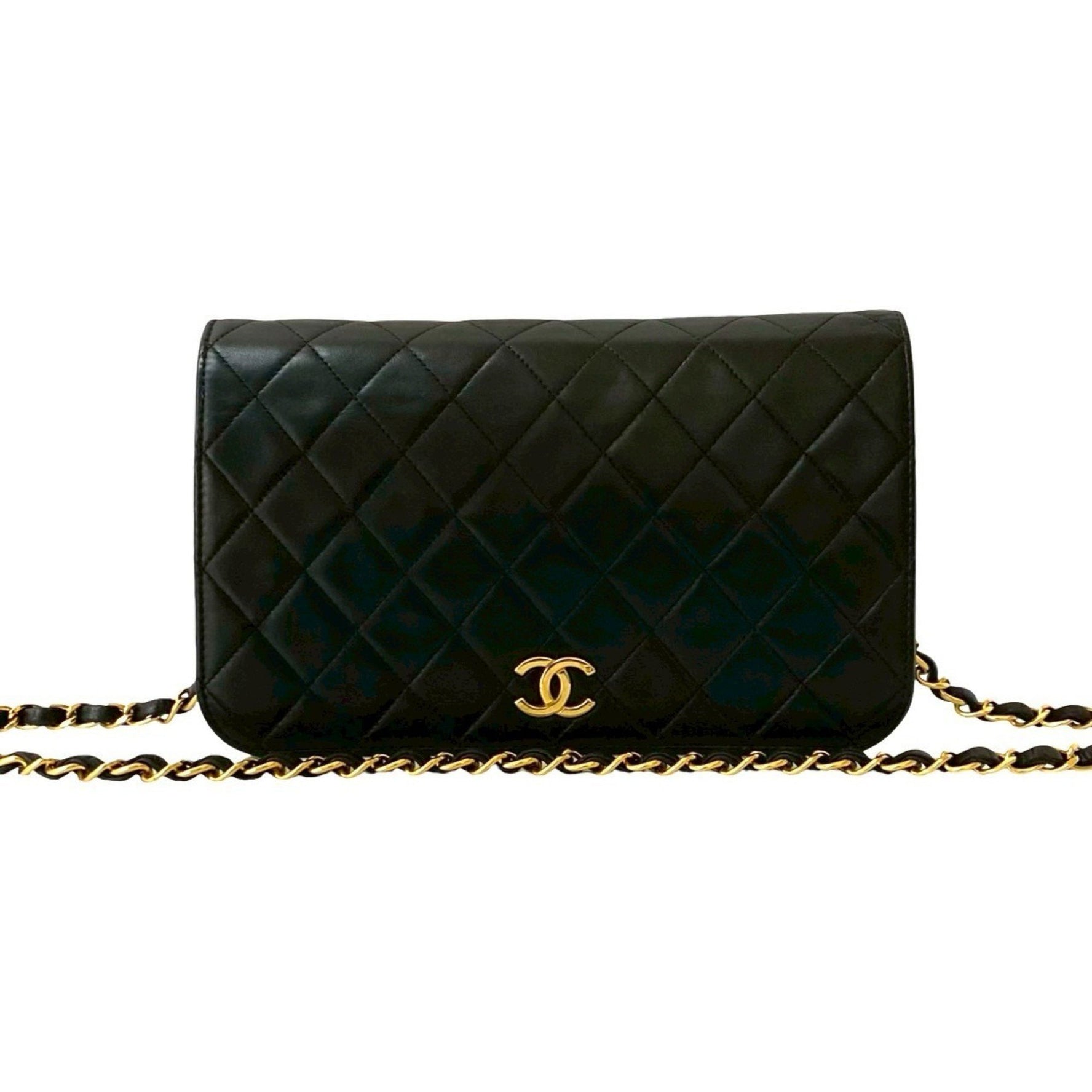 CHANEL Matelasse Coco Mark Lambskin Chain Shoulder Bag, 00068