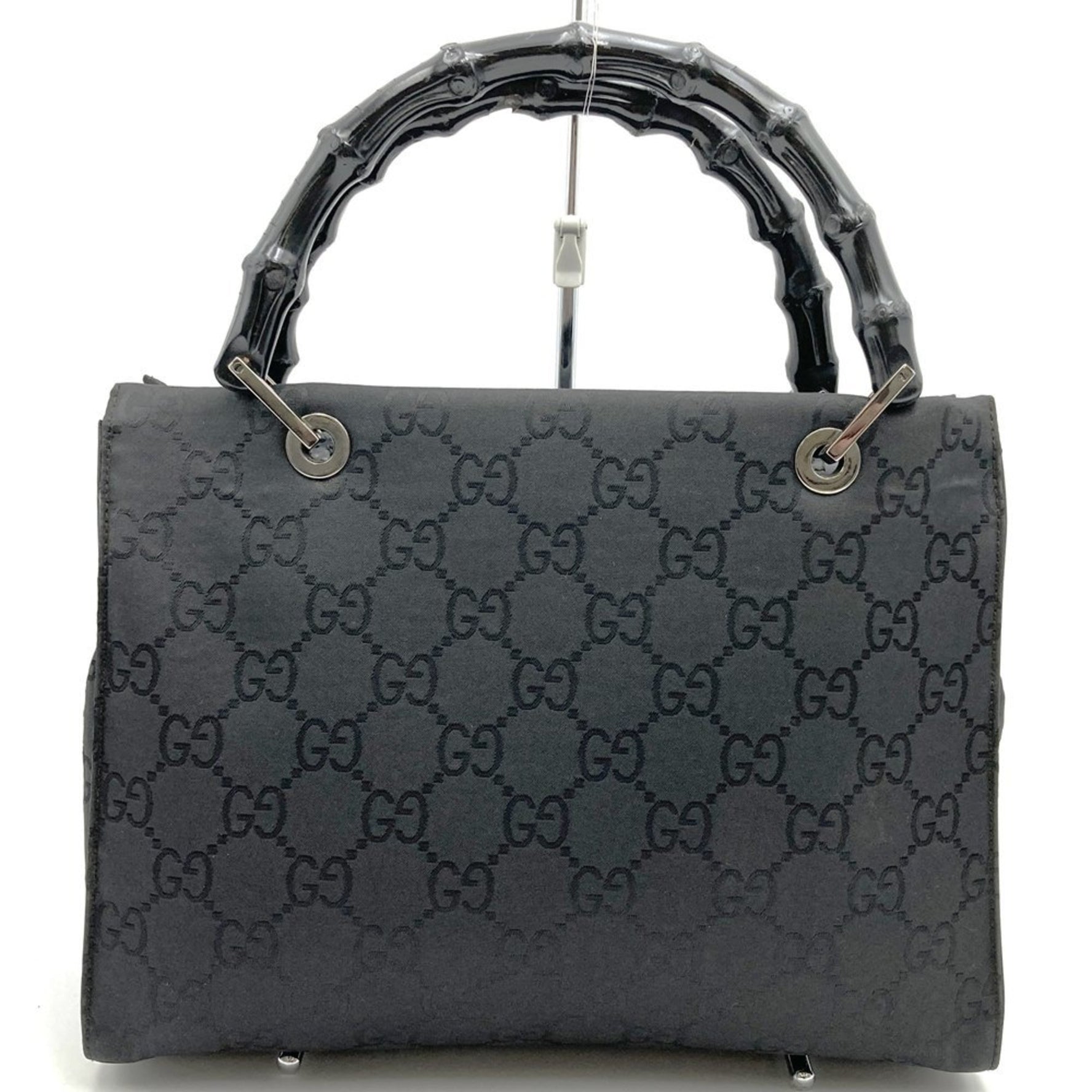 GUCCI 002/1016 Handbag Tote Bag in GG Canvas and Bamboo Women