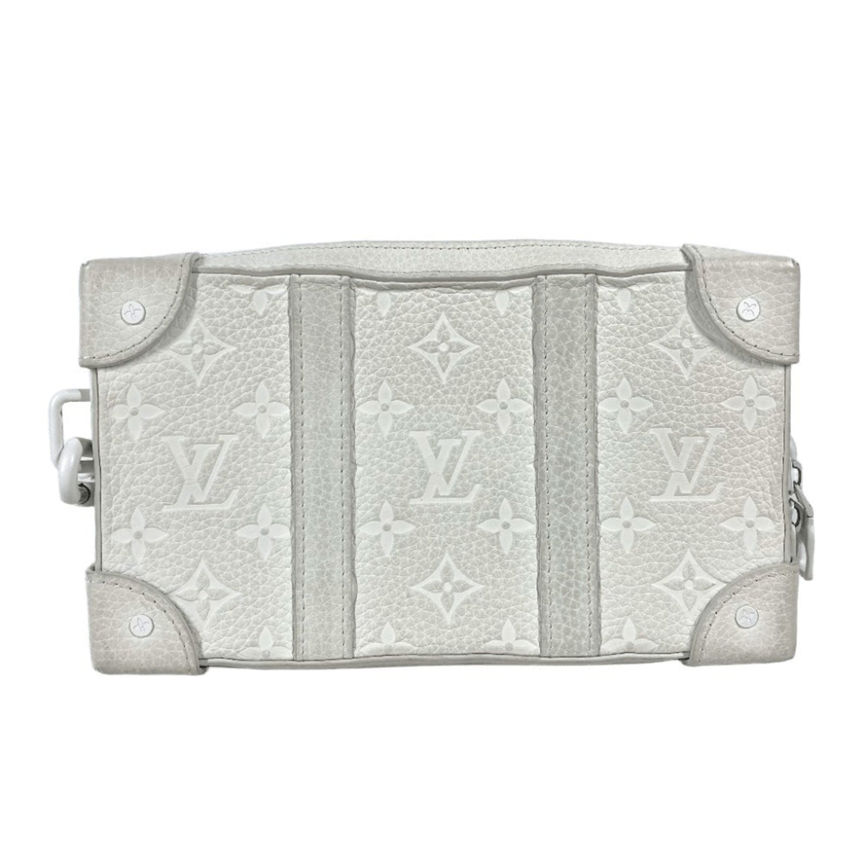 Louis Vuitton LV Friends Monogram Soft Trunk Bag Clutch Shoulder Taurillon Leather Men's