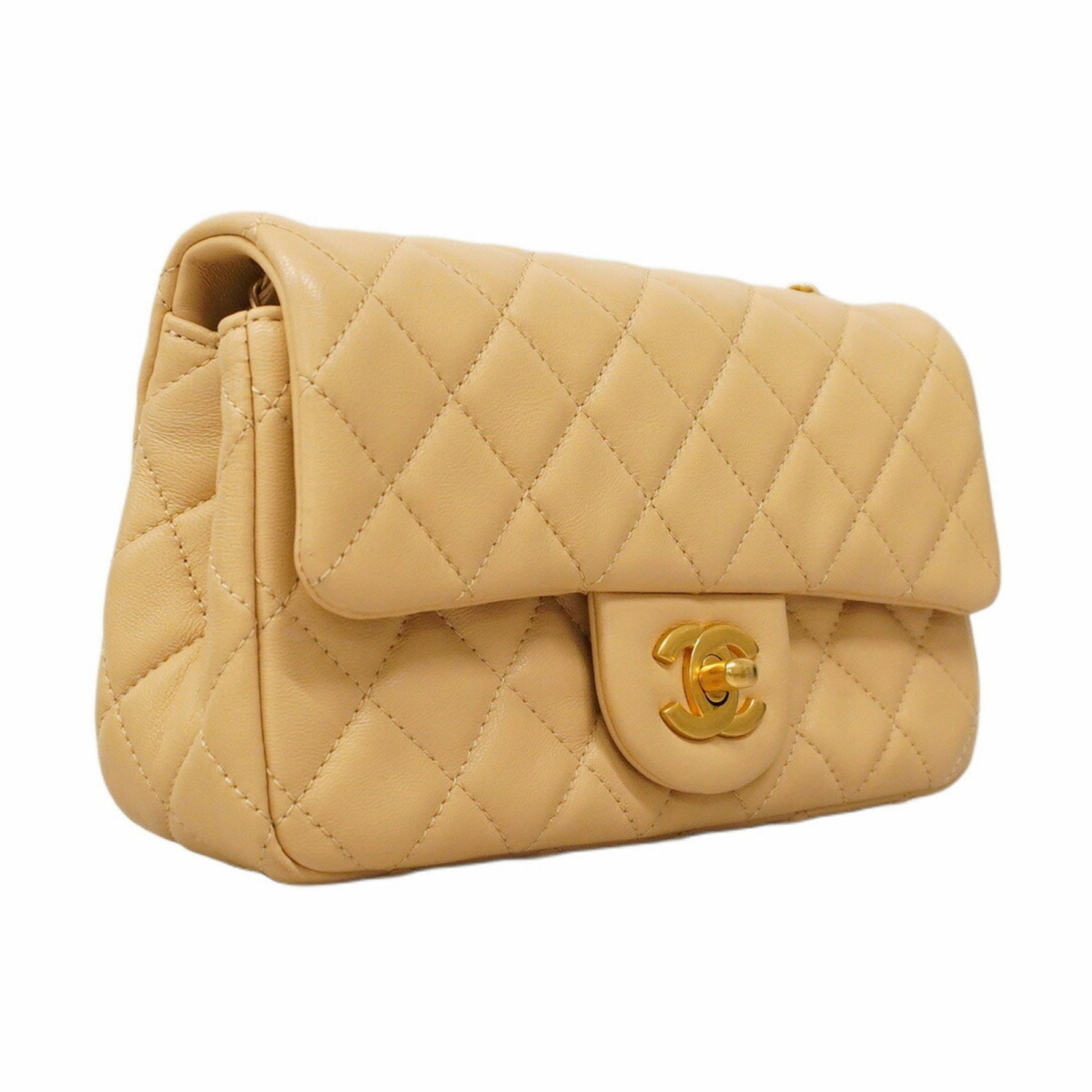 Chanel Mini Matelasse Shoulder Bag with Chain Bag, Lambskin