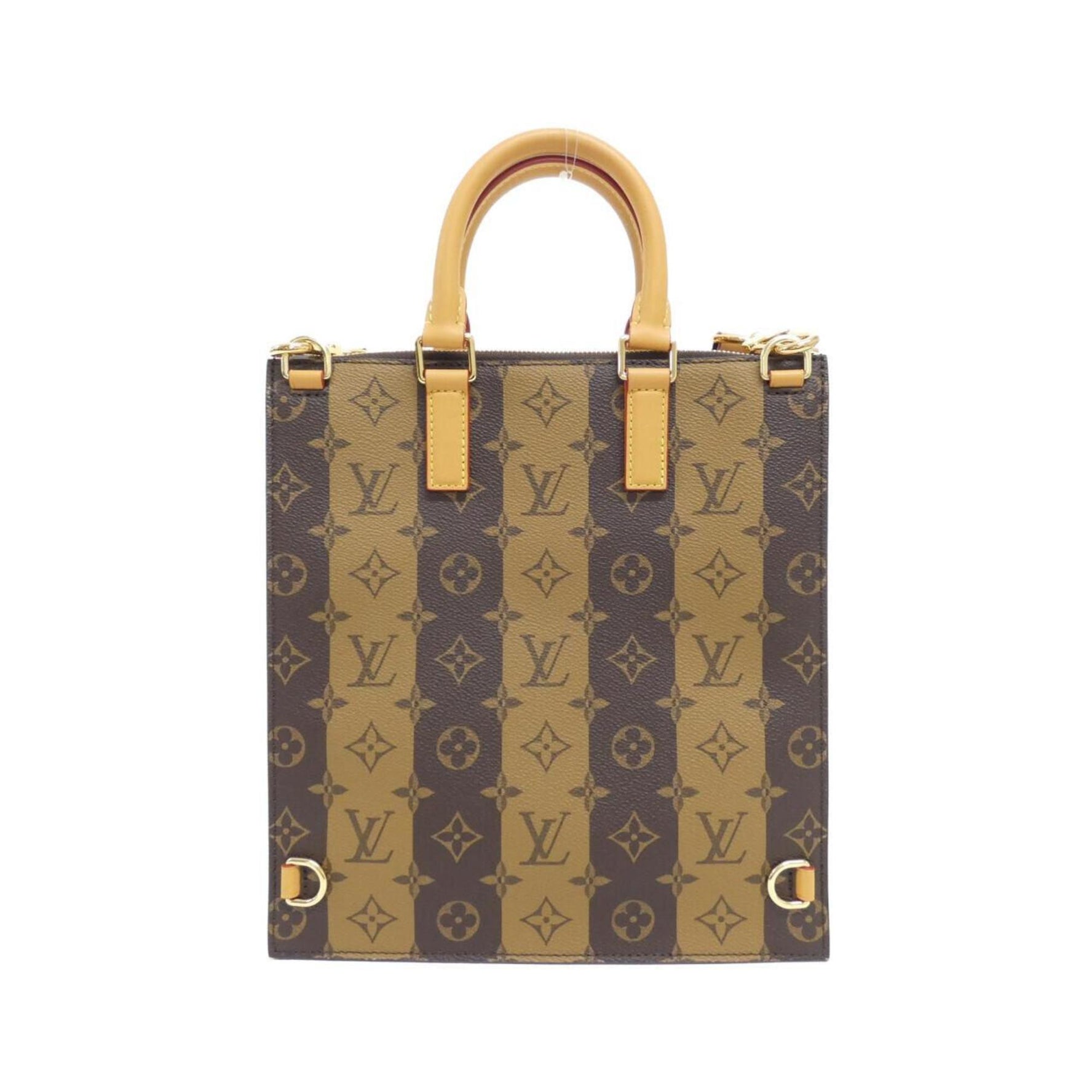 Louis Vuitton Monogram Stripe (LV Squared) Sac Plat Messenger Handbag