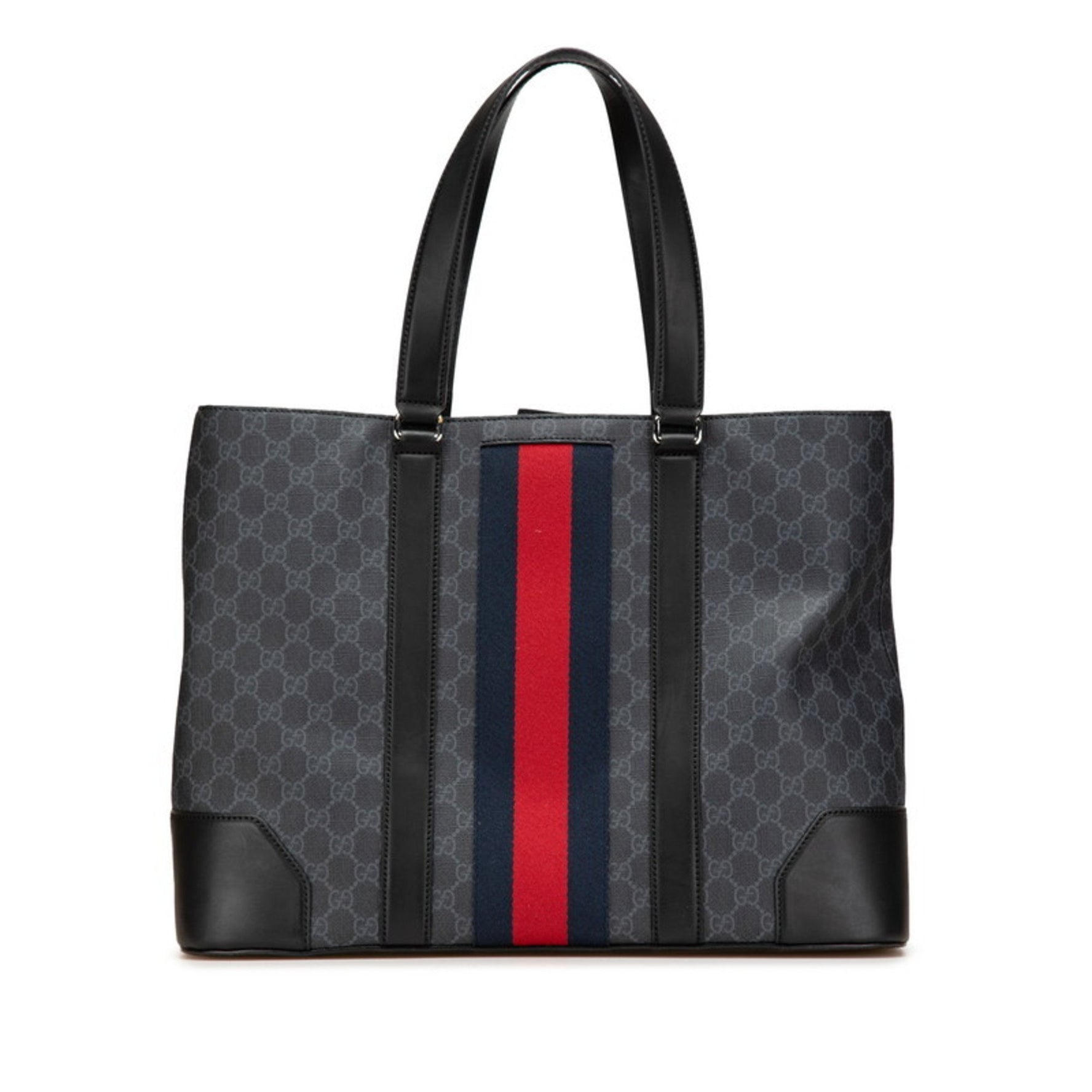 Gucci GG Supreme Sherry Line Tote Bag/Handbag Leather