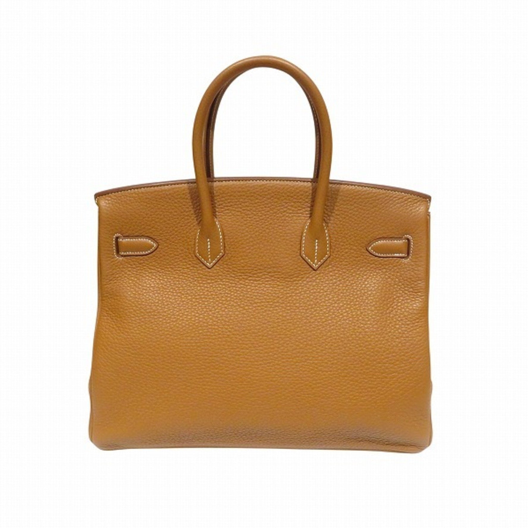 Hermes Birkin 35 T-stamped Taurillon Gold Bag Handbag for Women