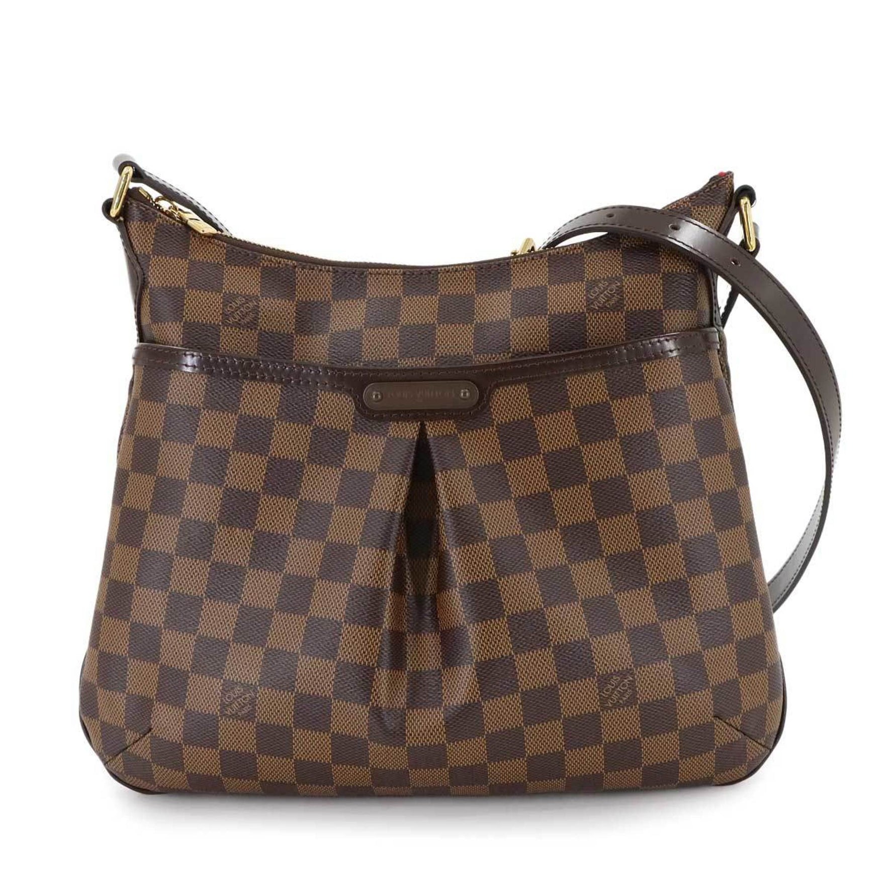 Louis Vuitton Damier Bloomsbury PM Shoulder Bag, Ebene, Gold Hardware