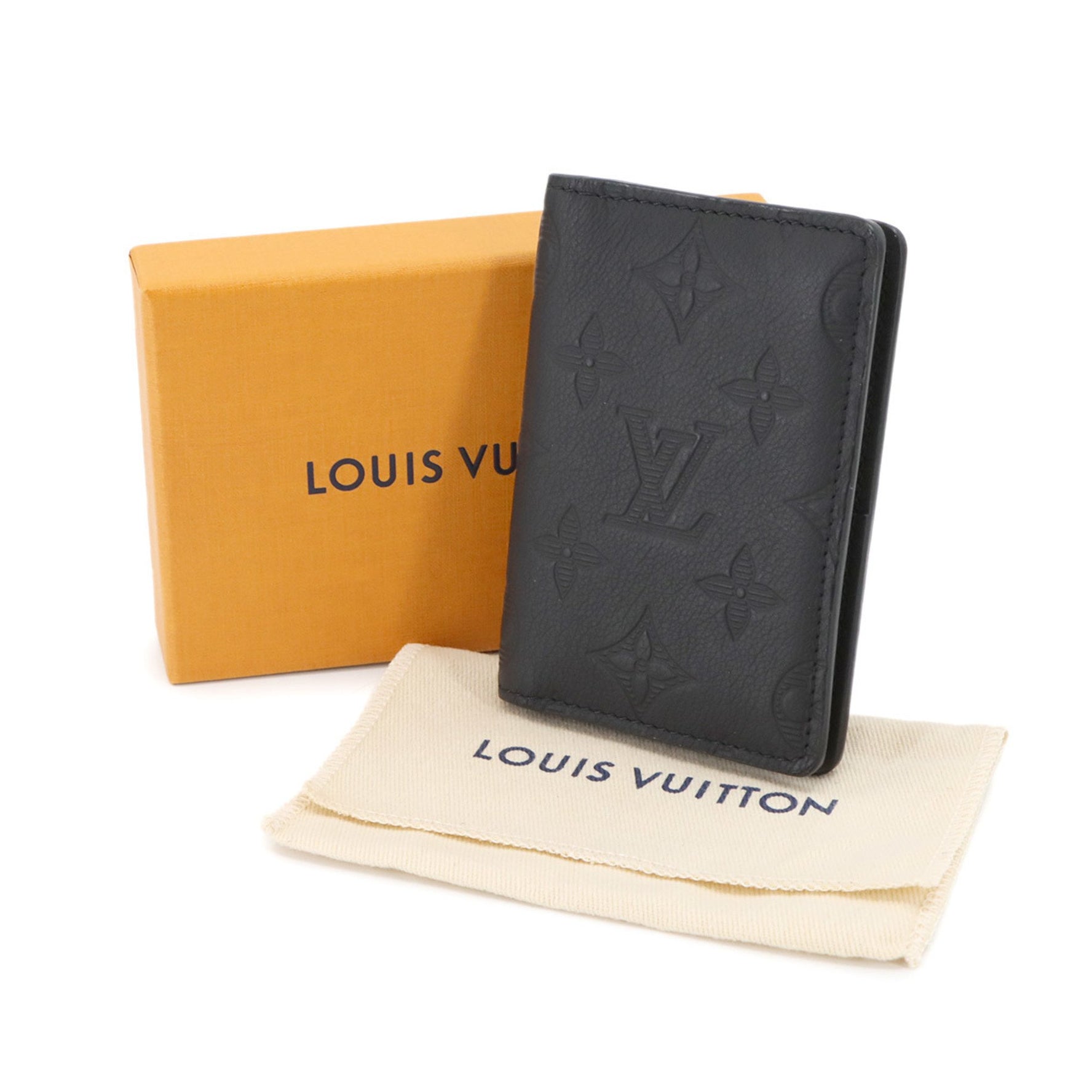Louis Vuitton Monogram Shadow Organizer de Poche Card Case in Leather with RFID Holder