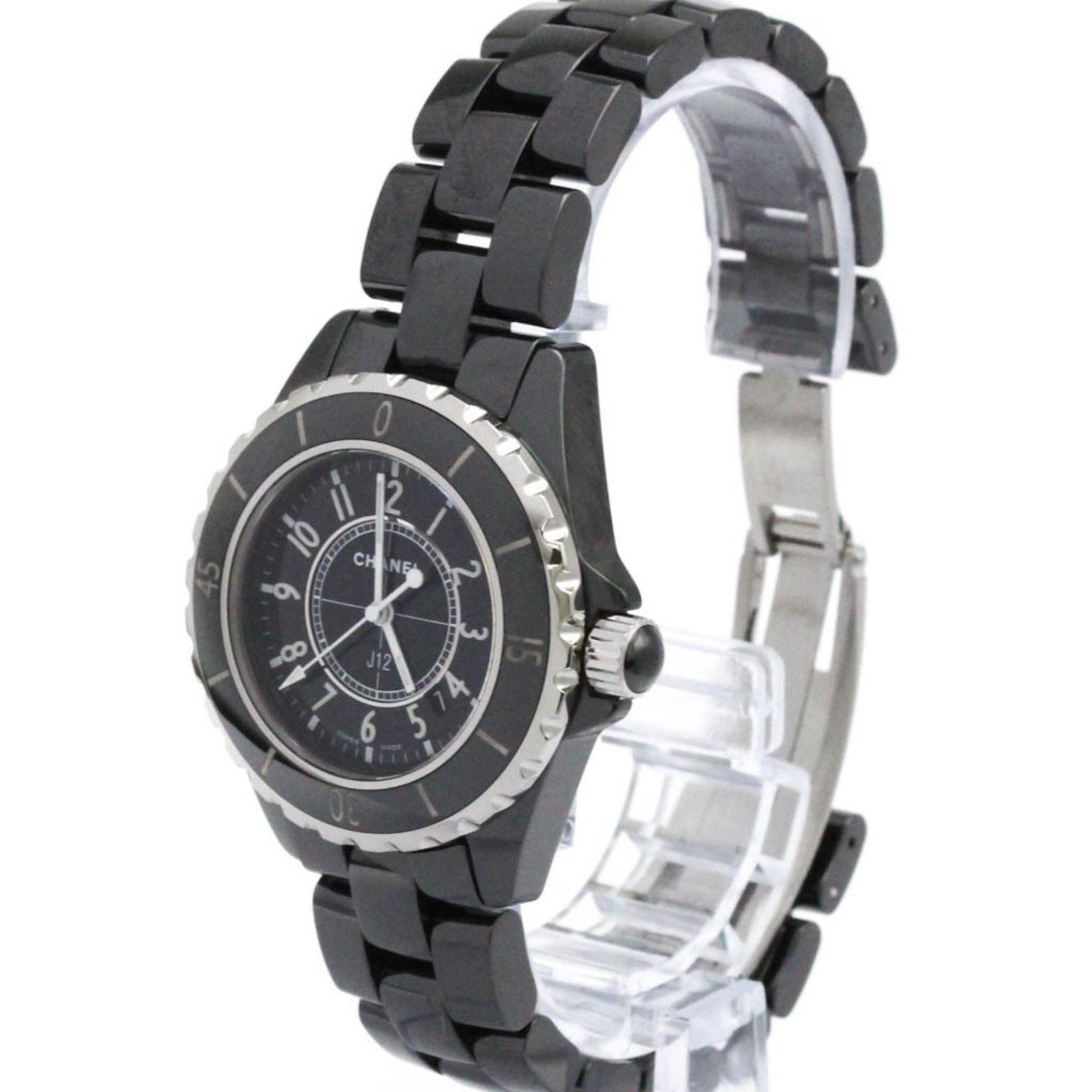 CHANEL Ceramic Quartz Ladies Watch Polished