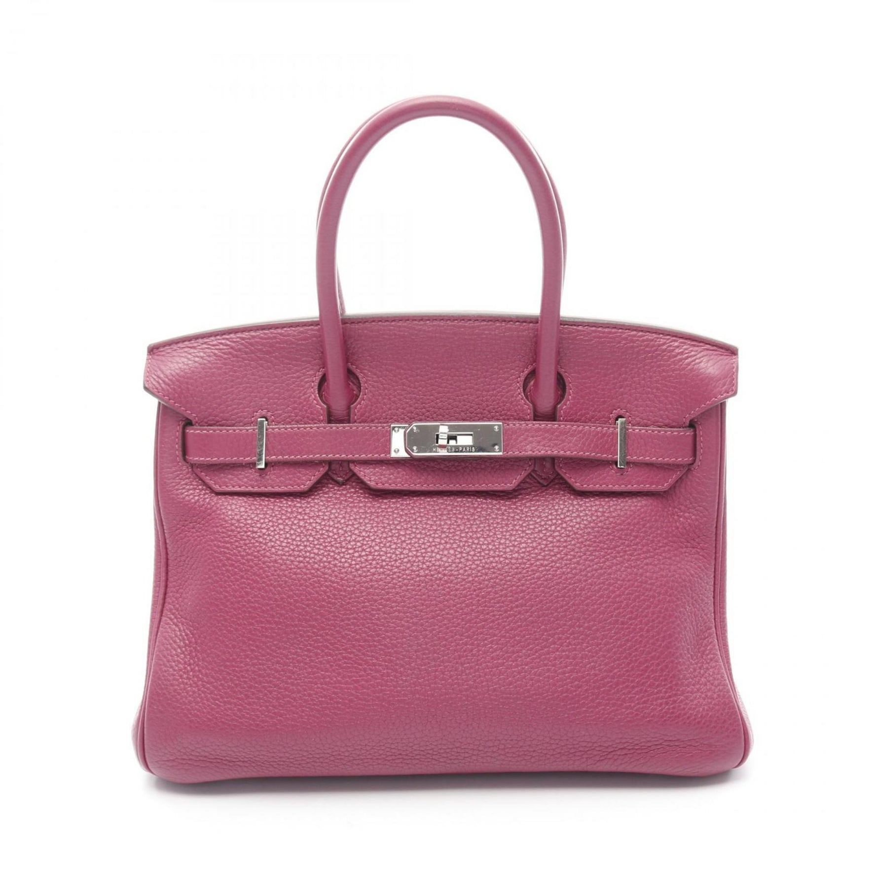 Hermes HERMES Birkin 30 Handbag Leather Taurillon Clemence Women's Pink
