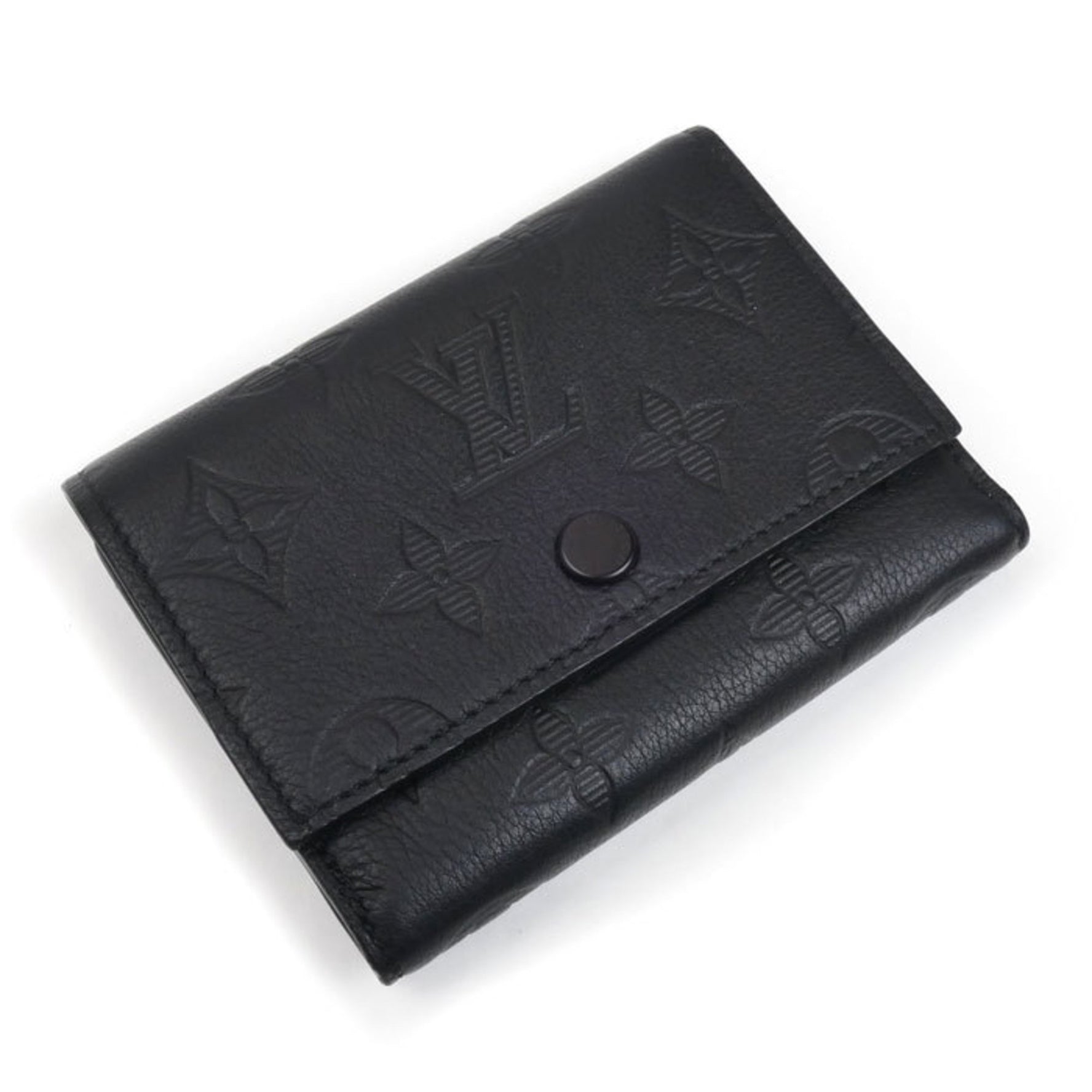 LOUIS VUITTON Victor Wallet Compact Tri-fold Monogram Shadow