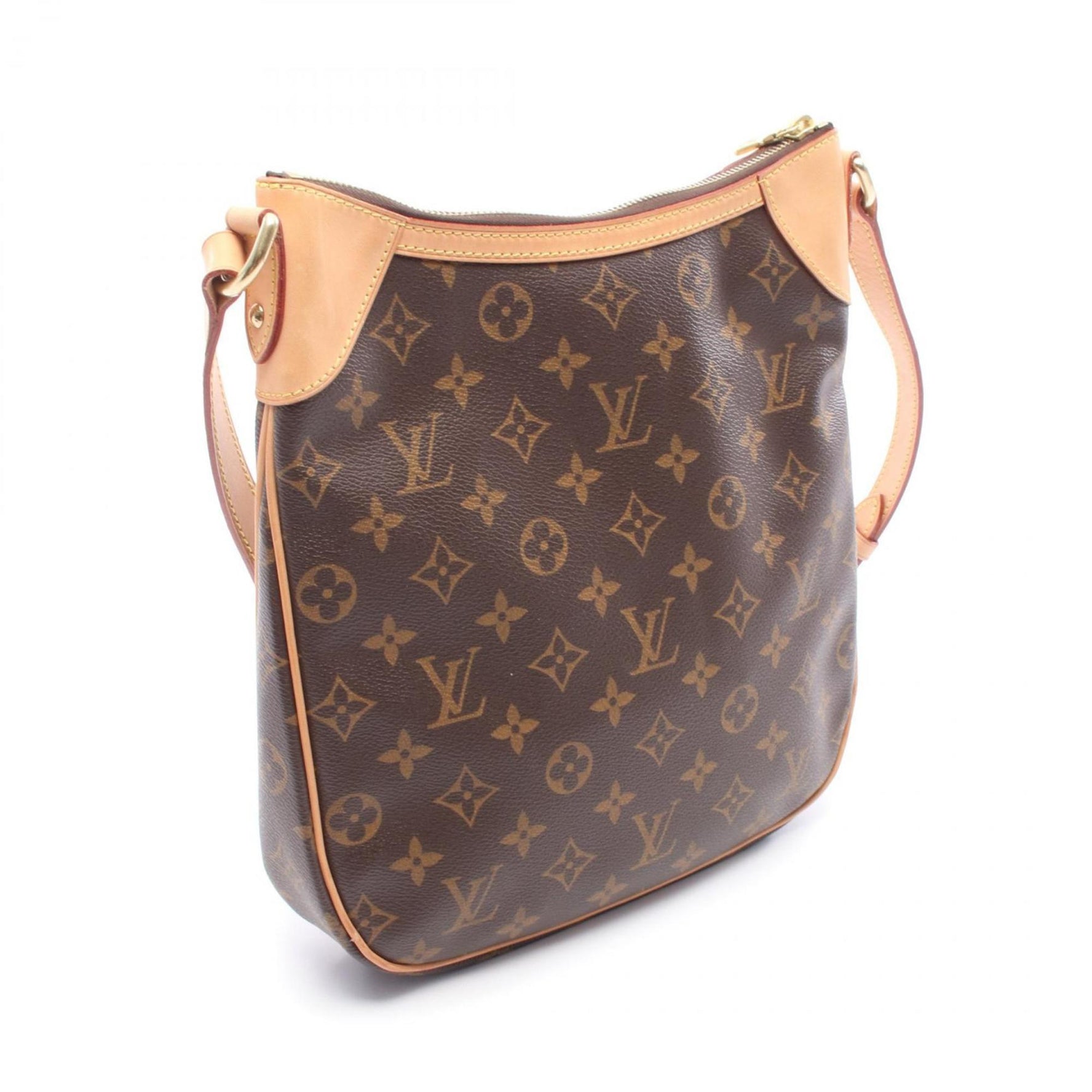 Louis Vuitton Odeon PM Shoulder Bag in Coated Canvas and Leather with Monogram Design