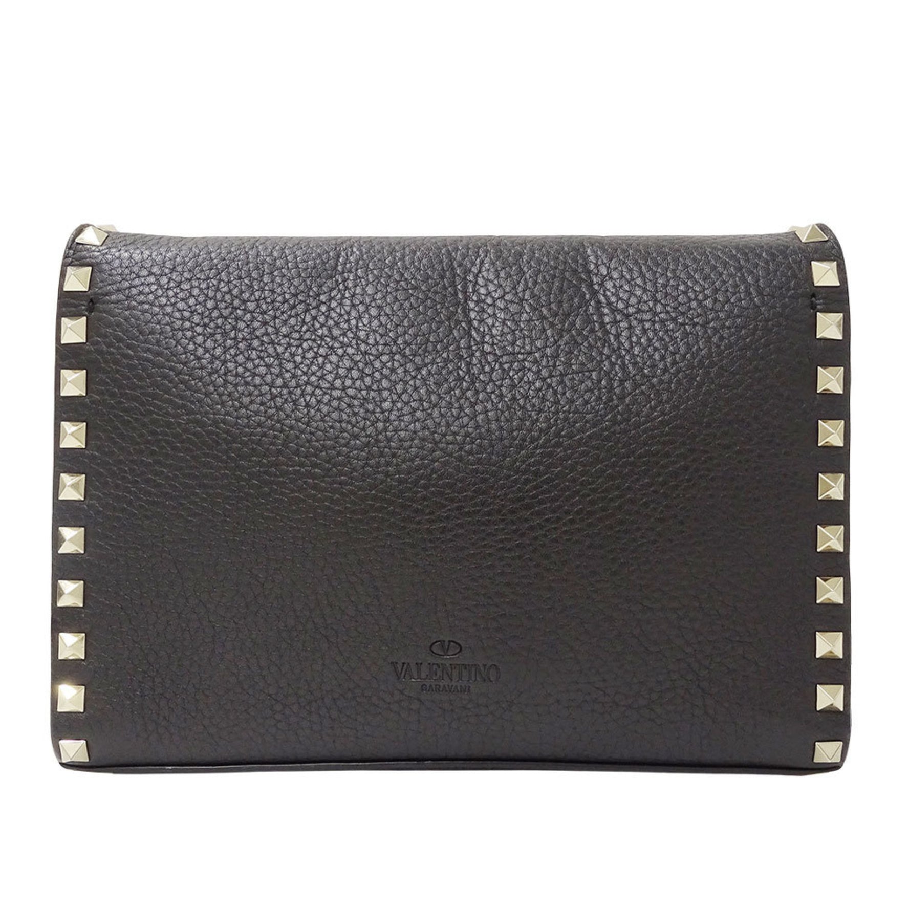 Valentino Garavani Designer Shoulder Bag in Leather with Studs, Punk Style