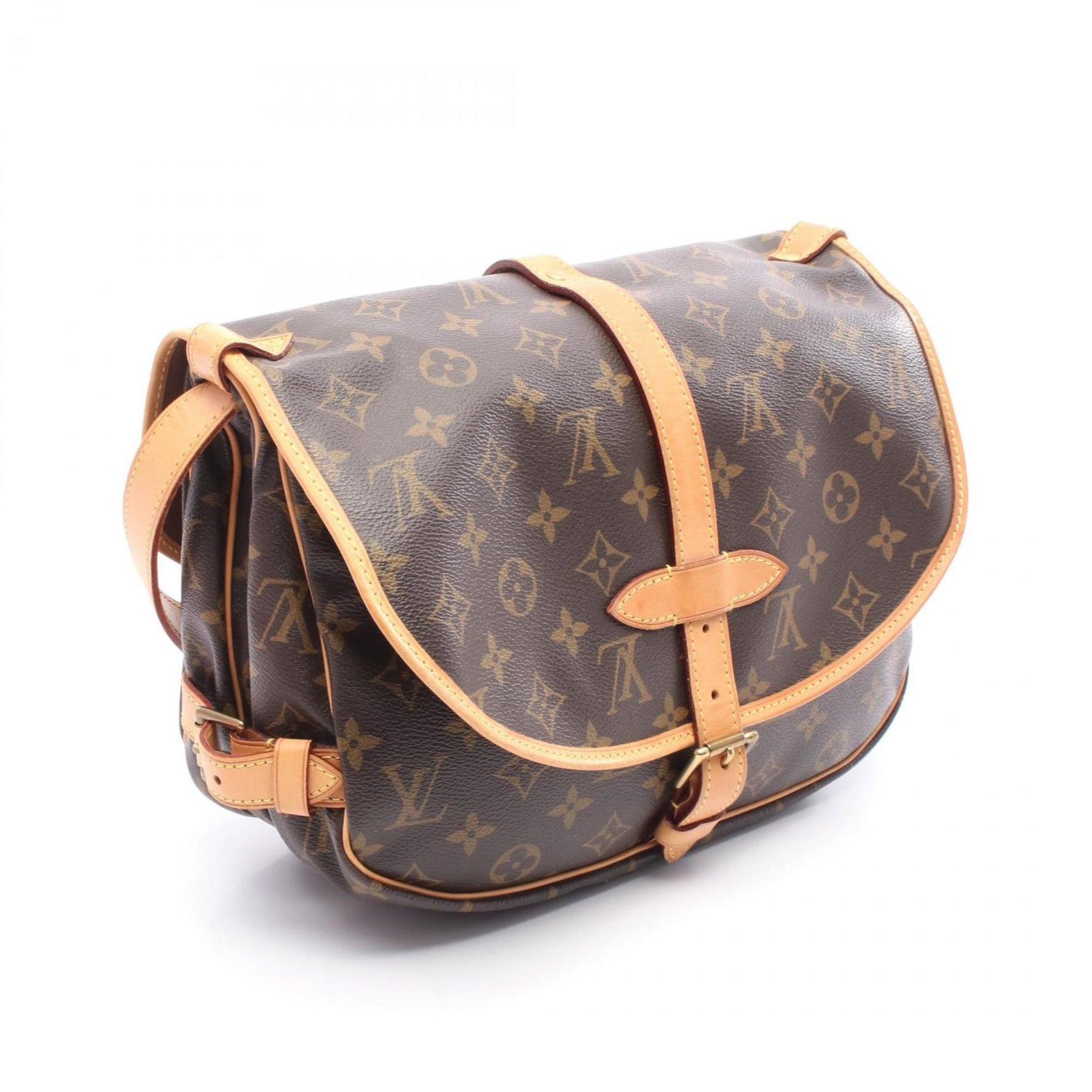 Louis Vuitton Saumur 30 Shoulder Bag, Coated Canvas and Leather, Monogram