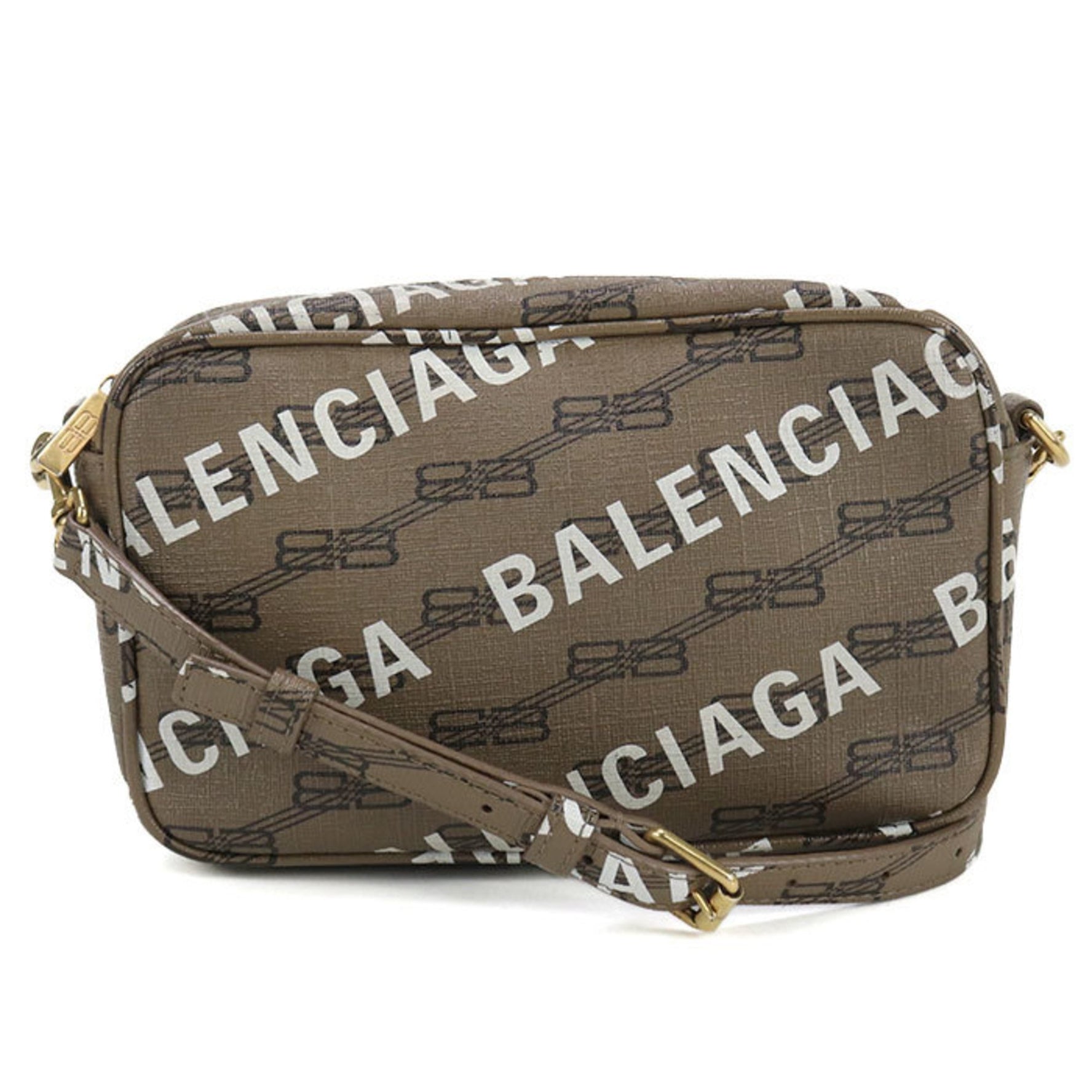 BALENCIAGA BB Monogram Crossbody Shoulder Bag 2769