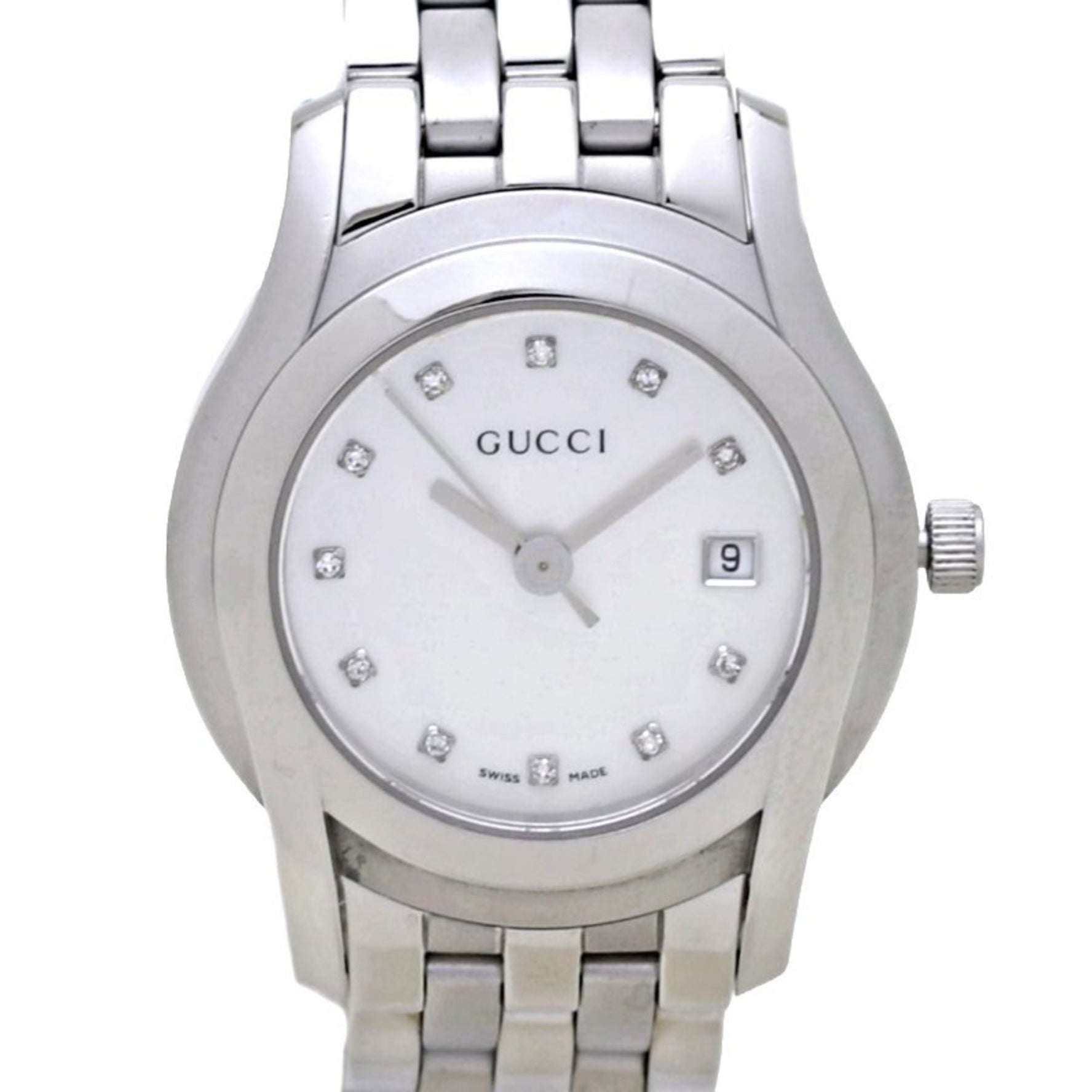 GUCCI G-Class YA055501 5500L Stainless Steel Ladies Watch