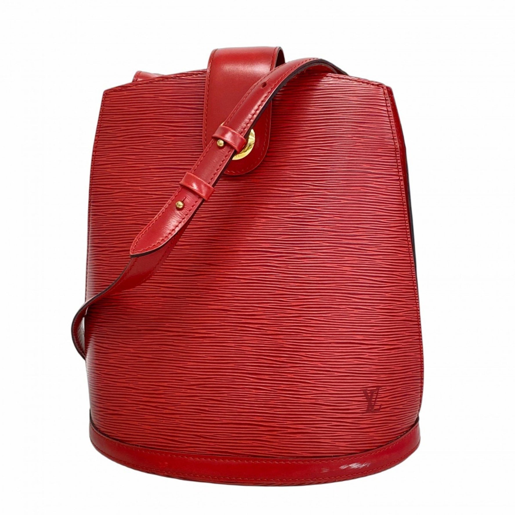 Louis Vuitton Epi Cluny Shoulder Bag M52257 Castilian Red for Women