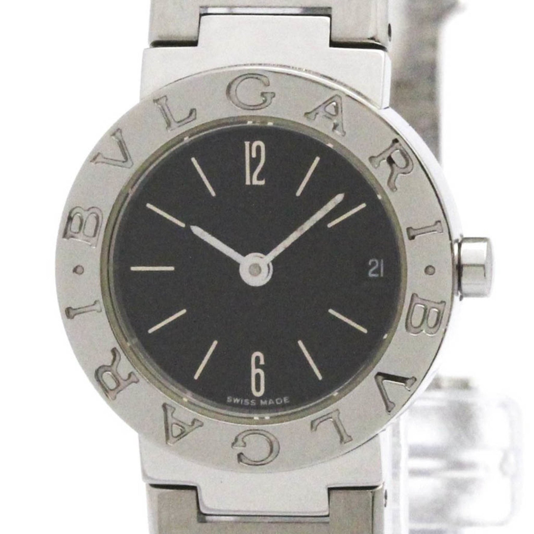 BVLGARI BVLGARI-BVLGARI Steel Quartz Ladies Watch Polished