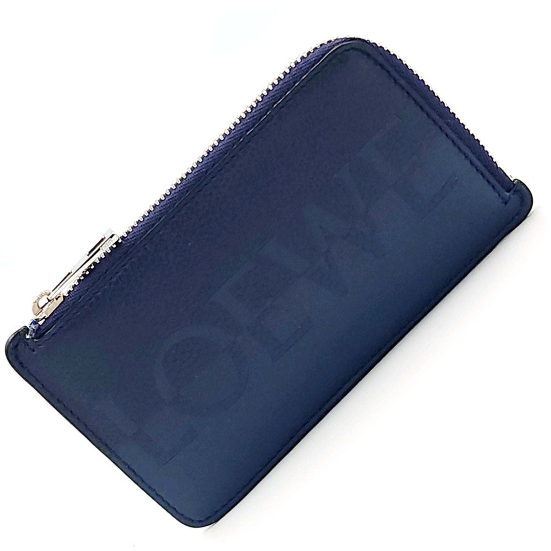 LOEWE Fragment Case C314Z40X02 Navy Green Smooth Calfskin Soft Grain Calf Wallet/Coin Business Card Case/Card Coin Purse Holder Men's Women's